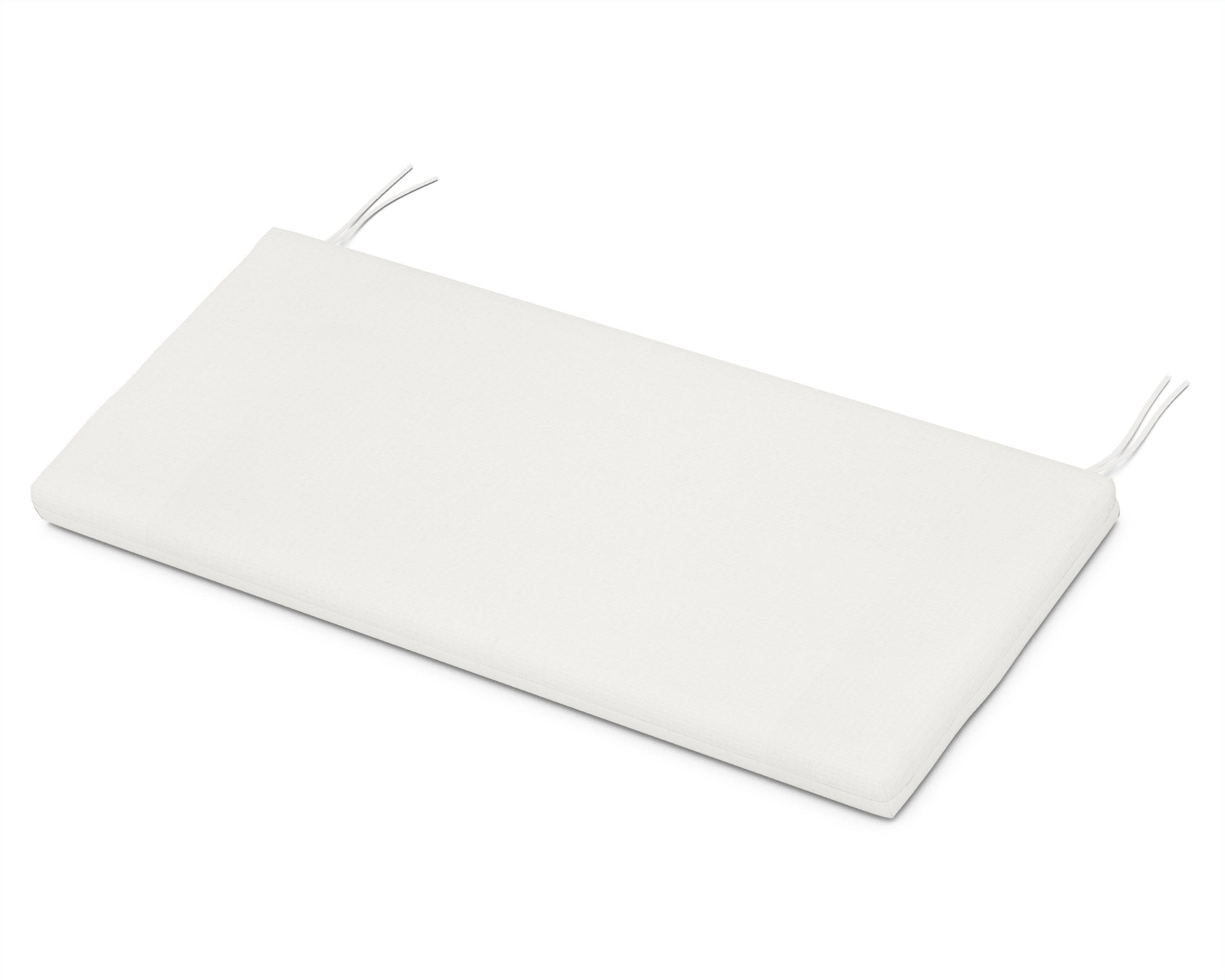 Bench Seat Cushion - 17.25"D x 43.5"W x 2.5"H in Natural Linen
