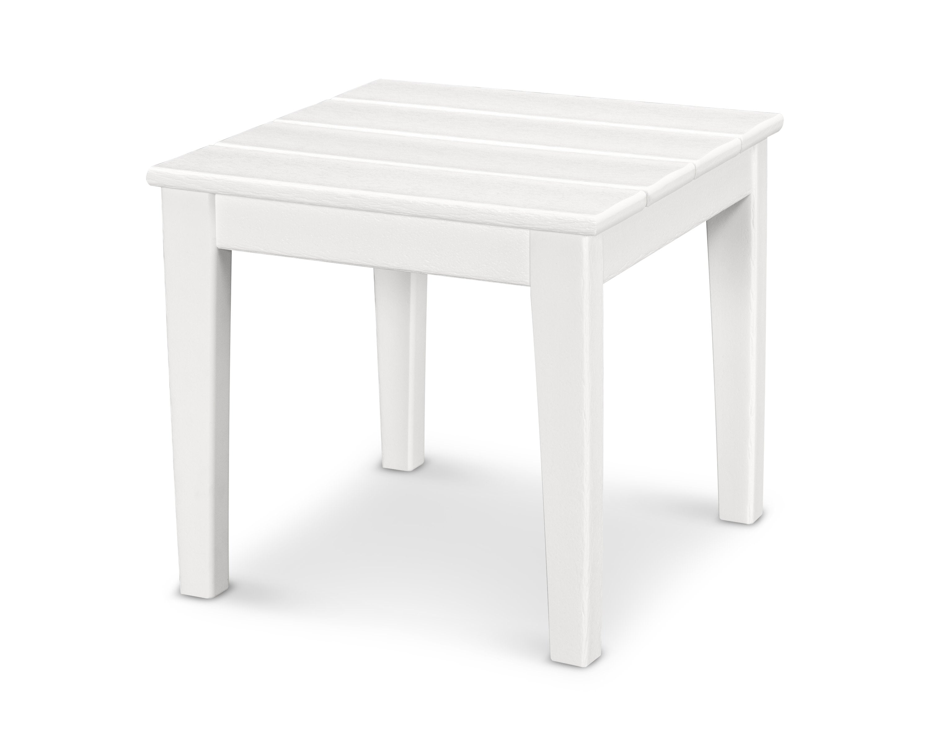 Newport 18" End Table in White