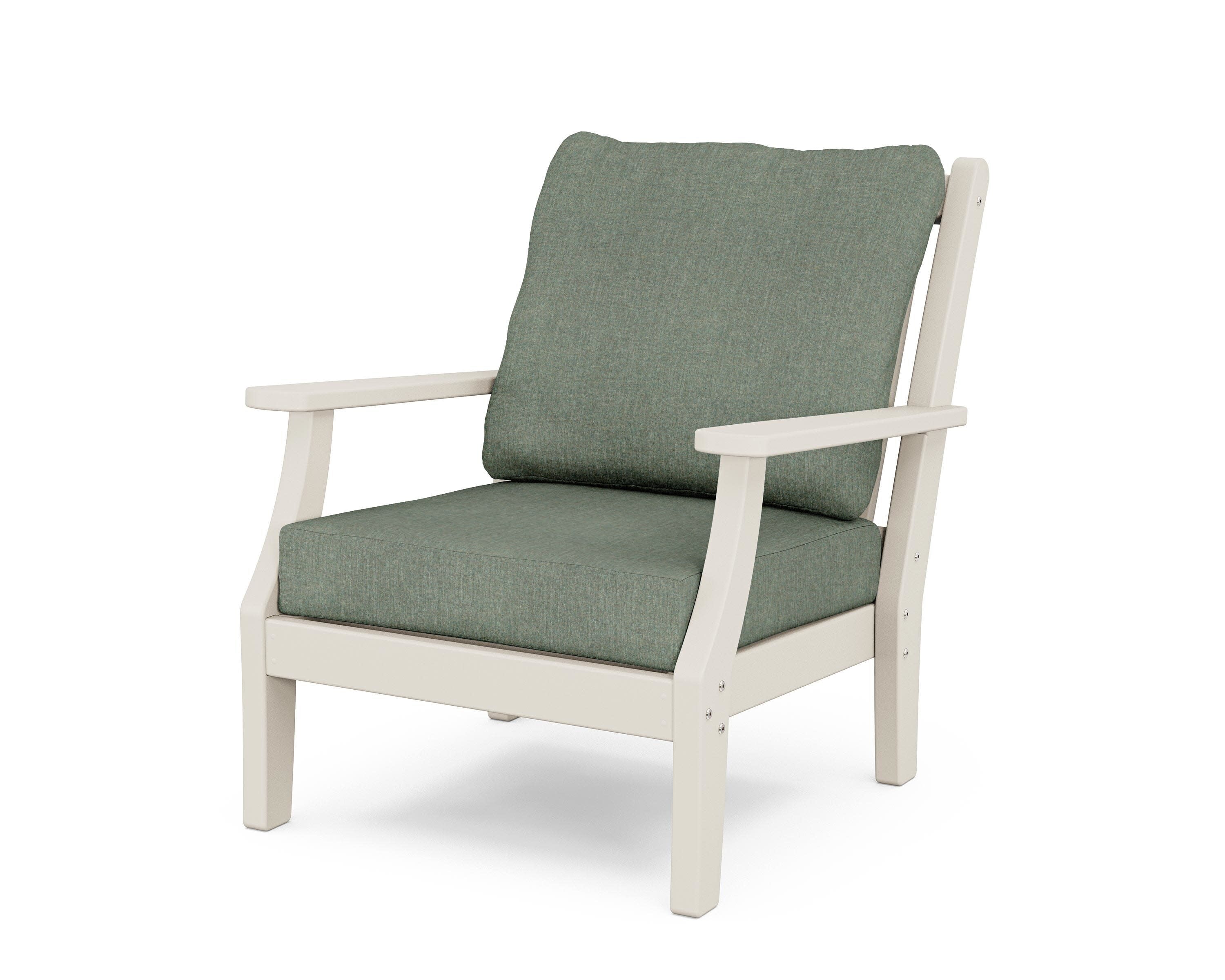 Wovendale Deep Seating Chair in Sand / Cast Sage