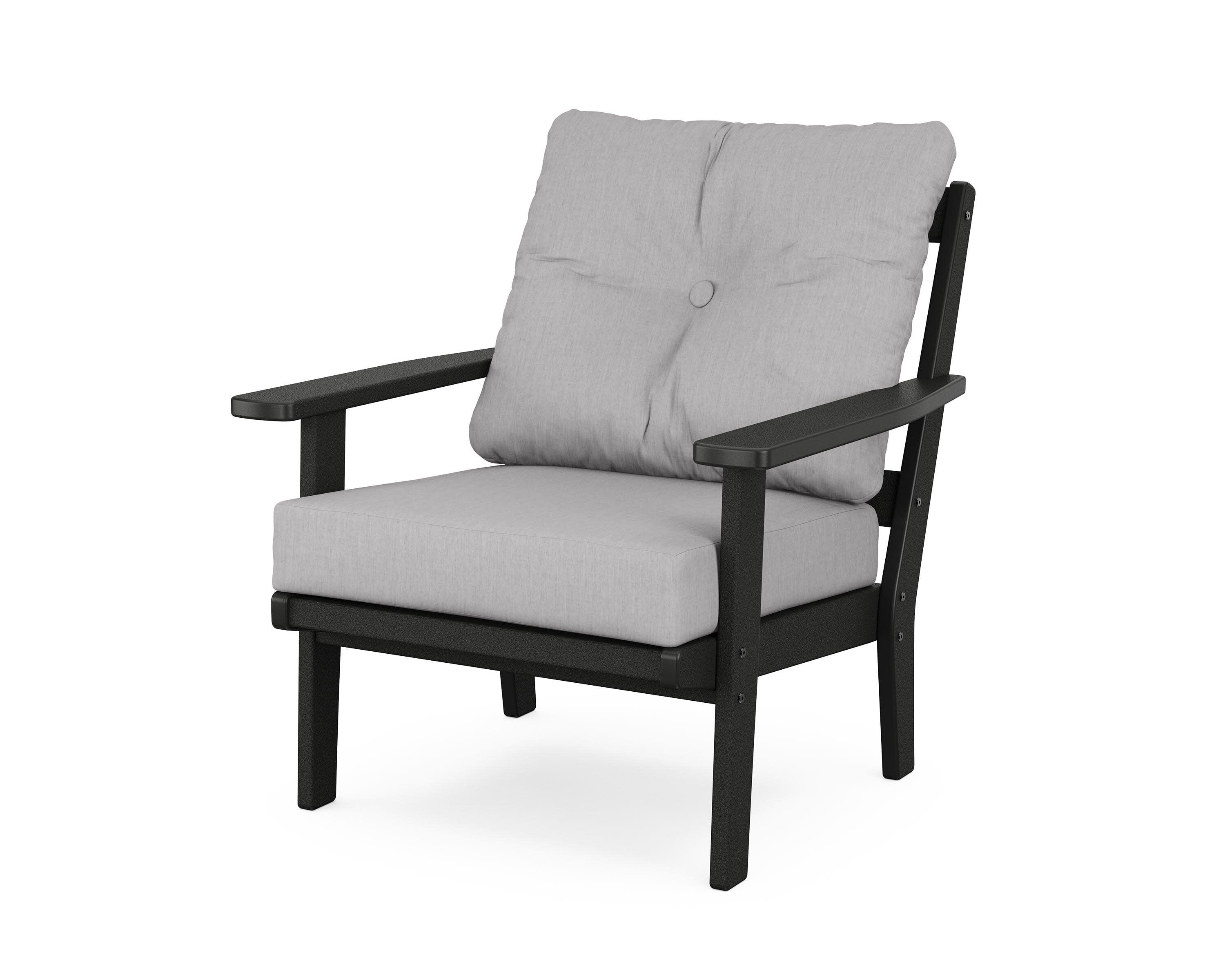 Prairie Deep Seating Chair in Black / Granite