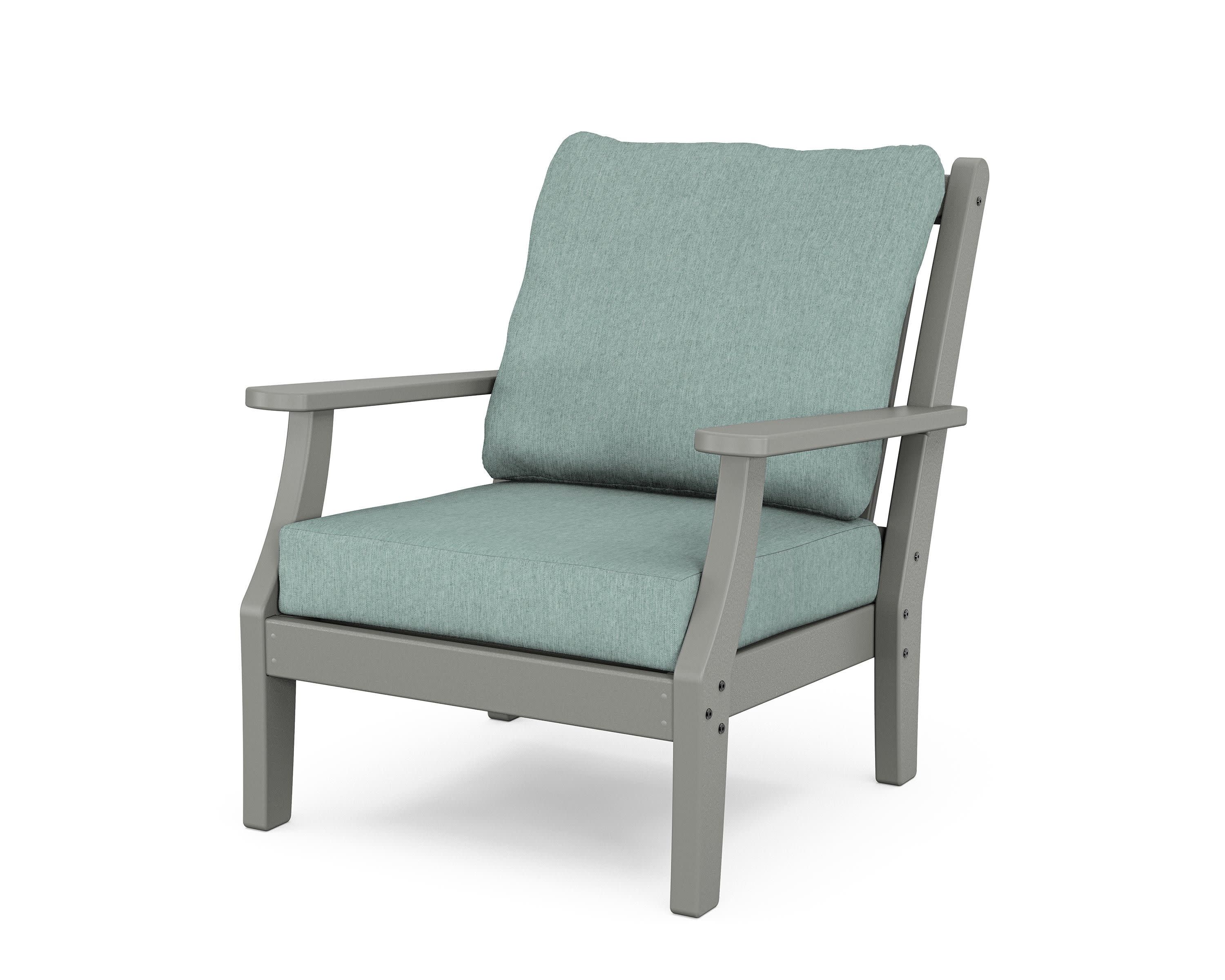 Wovendale Deep Seating Chair in Slate Grey / Glacier Spa