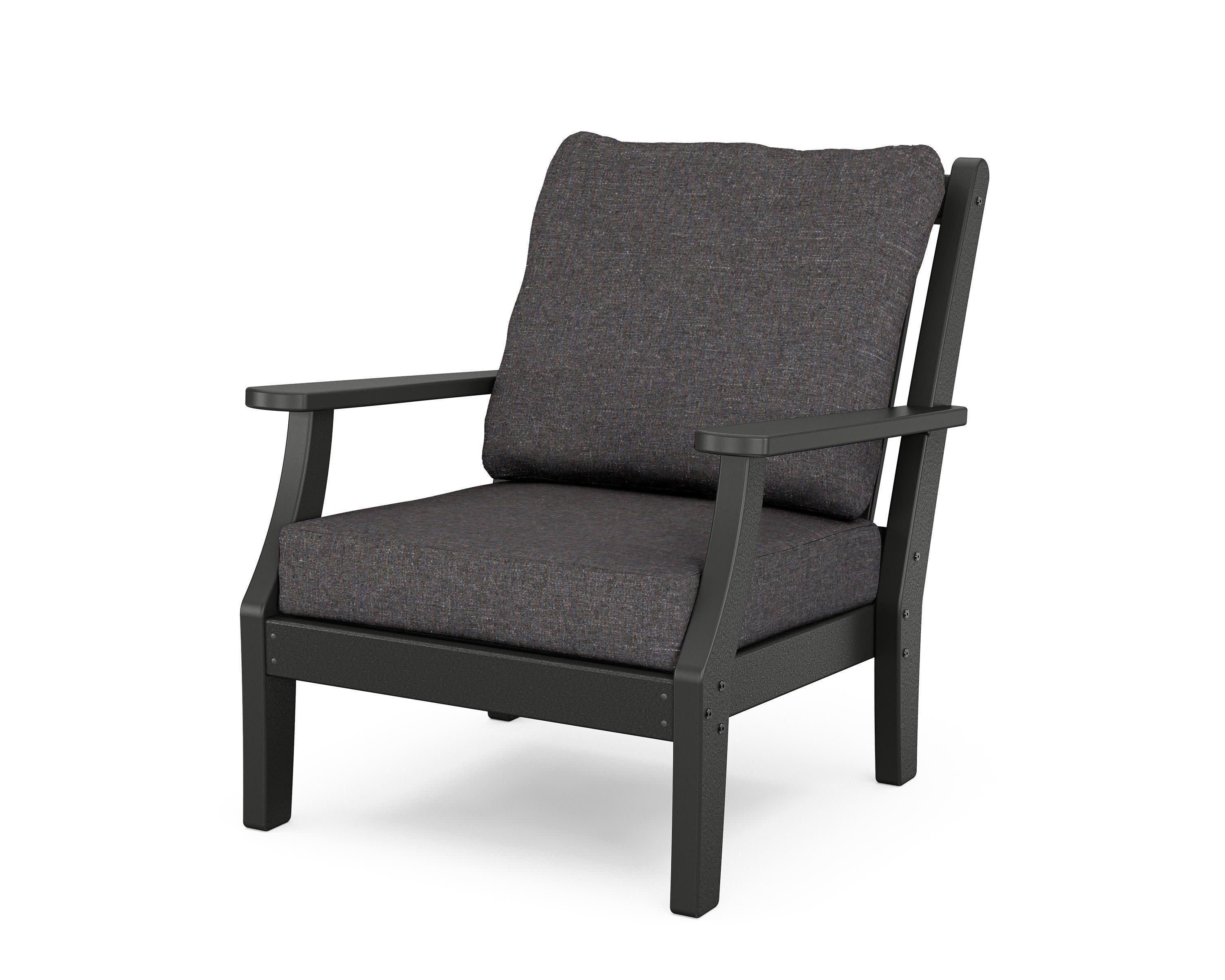 Wovendale Deep Seating Chair in Black / Ash Charcoal
