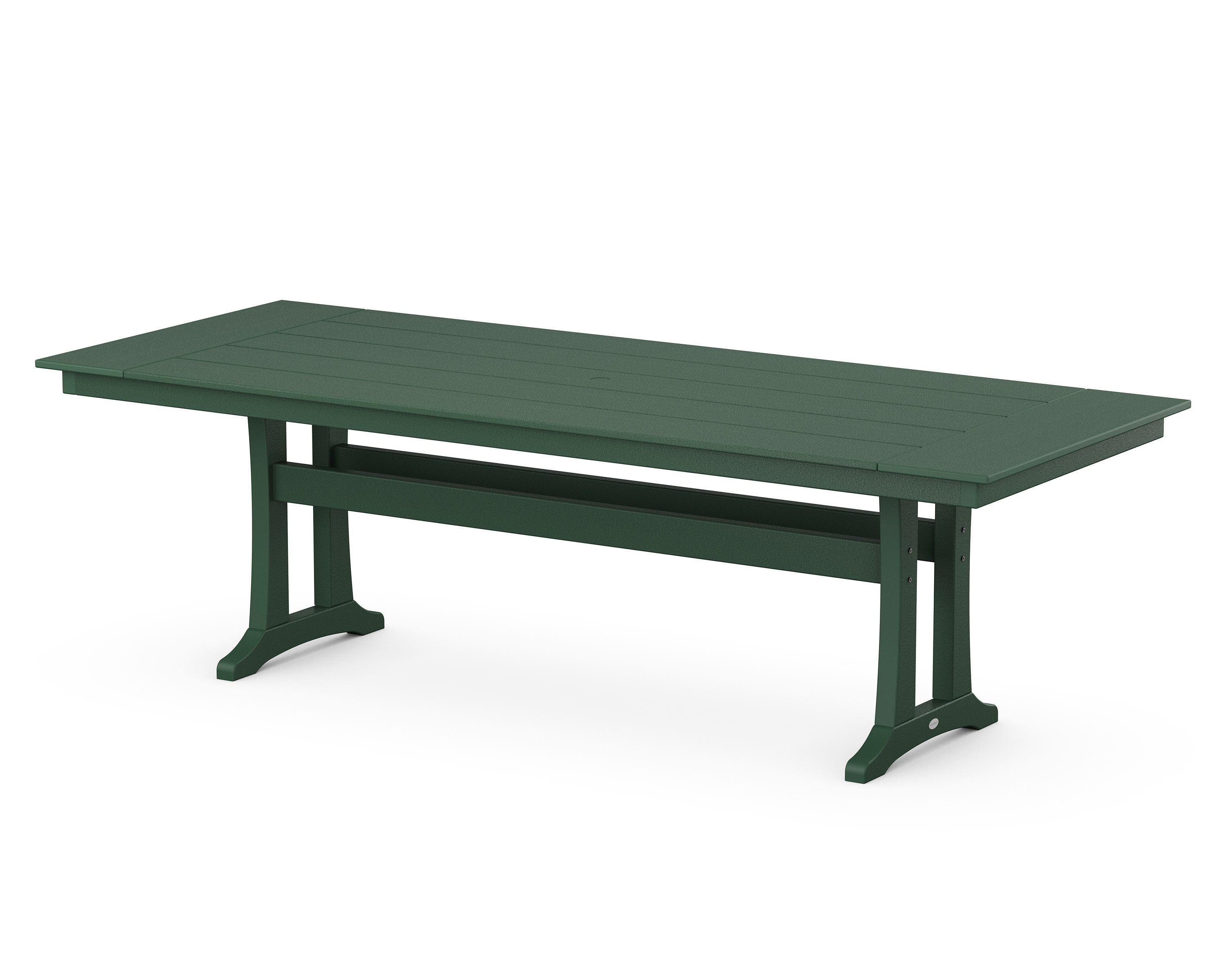 Farmhouse Trestle 38" x 96" Dining Table in Green