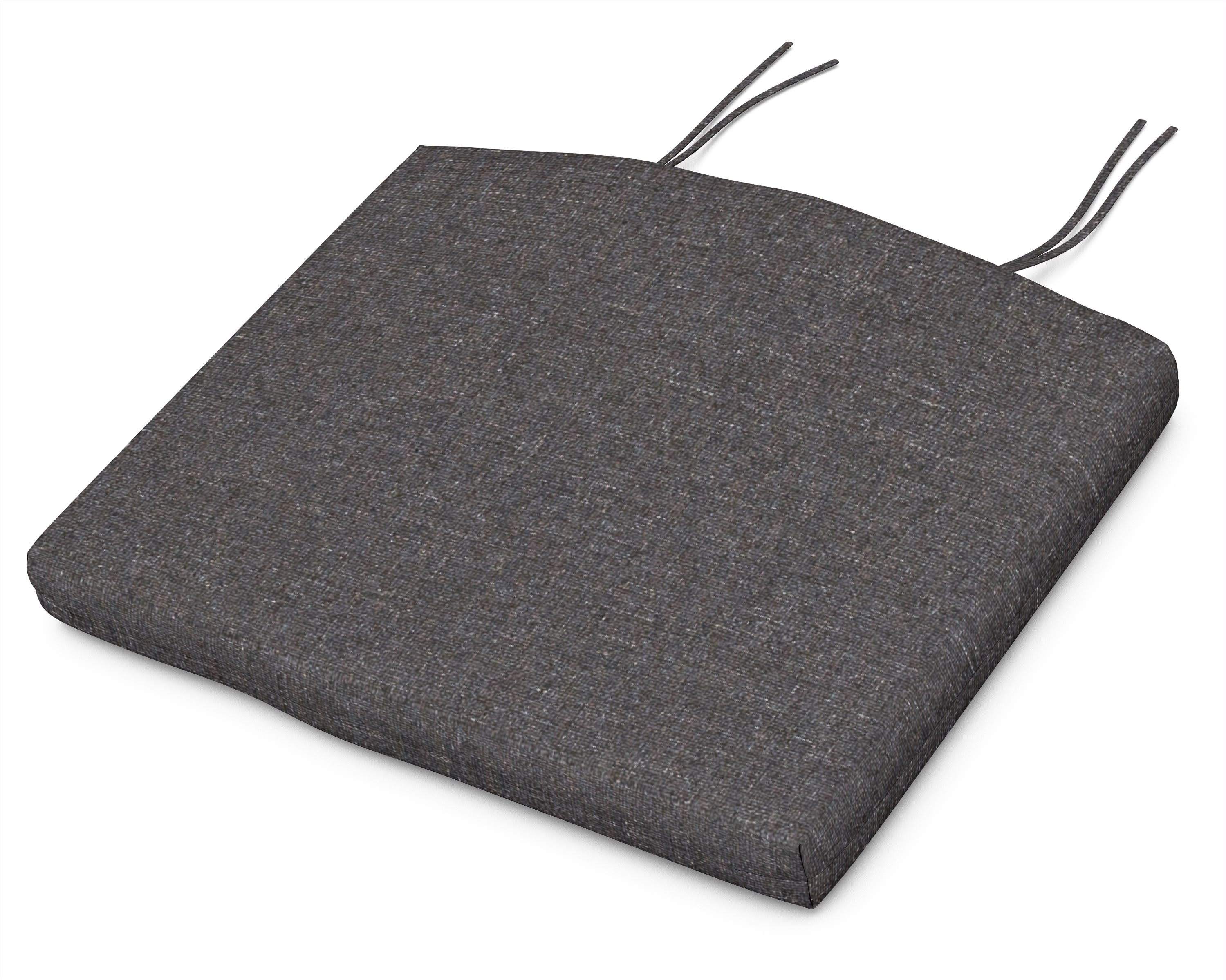 Standard Seat Cushion 18"D x 22"W x 2.5"H in Ash Charcoal