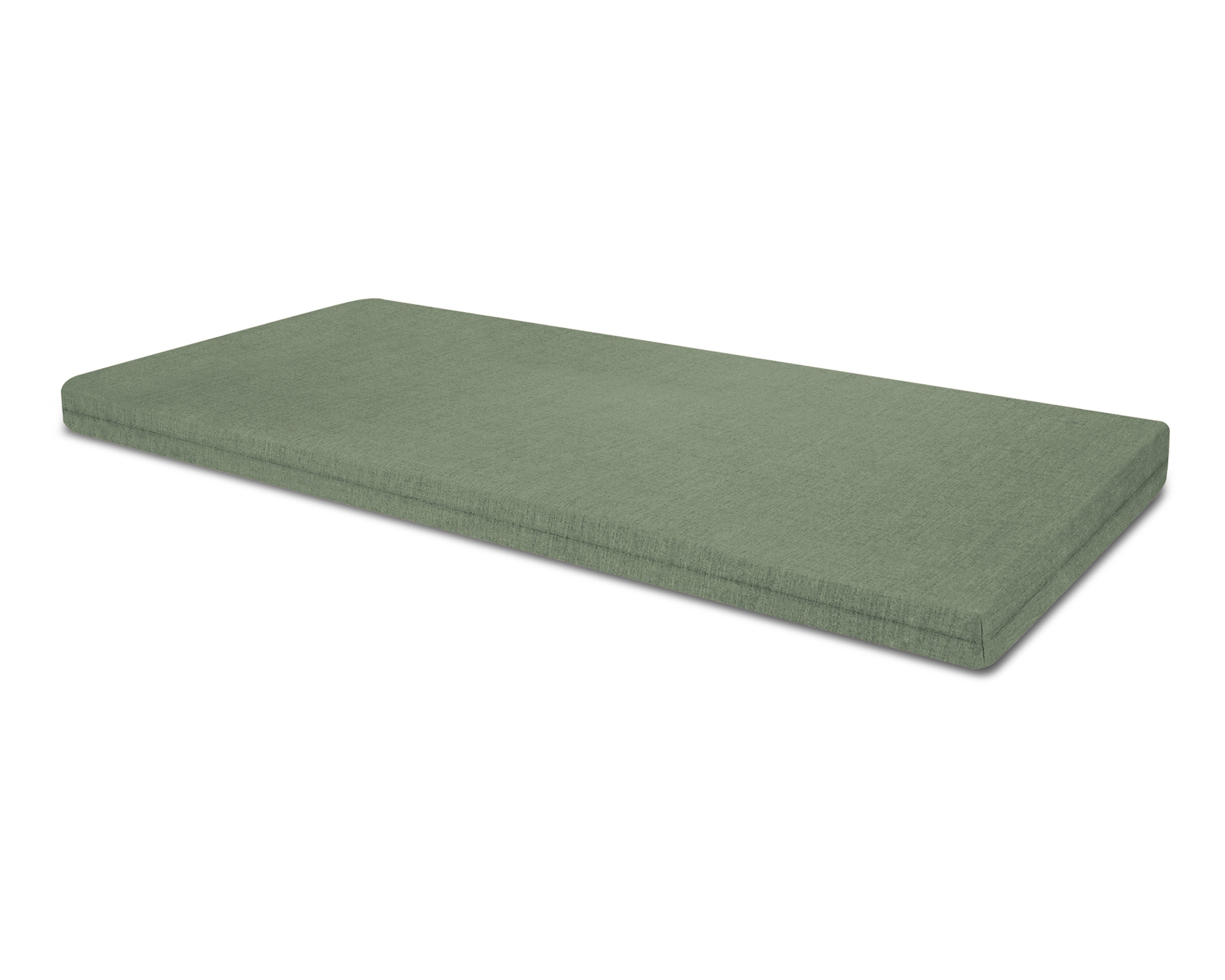 Bench Seat Cushion - 17.5"D x 55"W x 2.5"H in Cast Sage