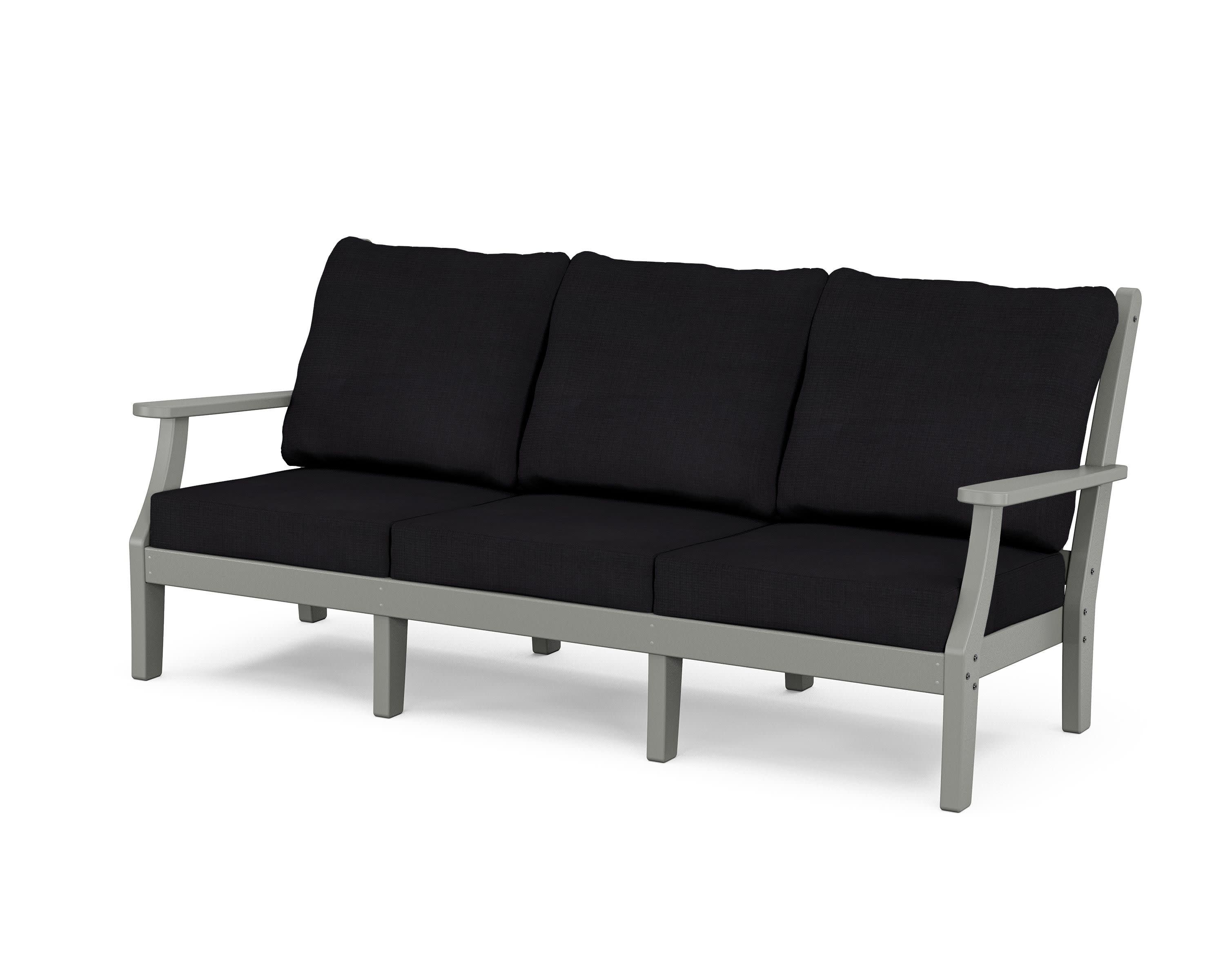Wovendale Deep Seating Sofa in Slate Grey / Midnight Linen