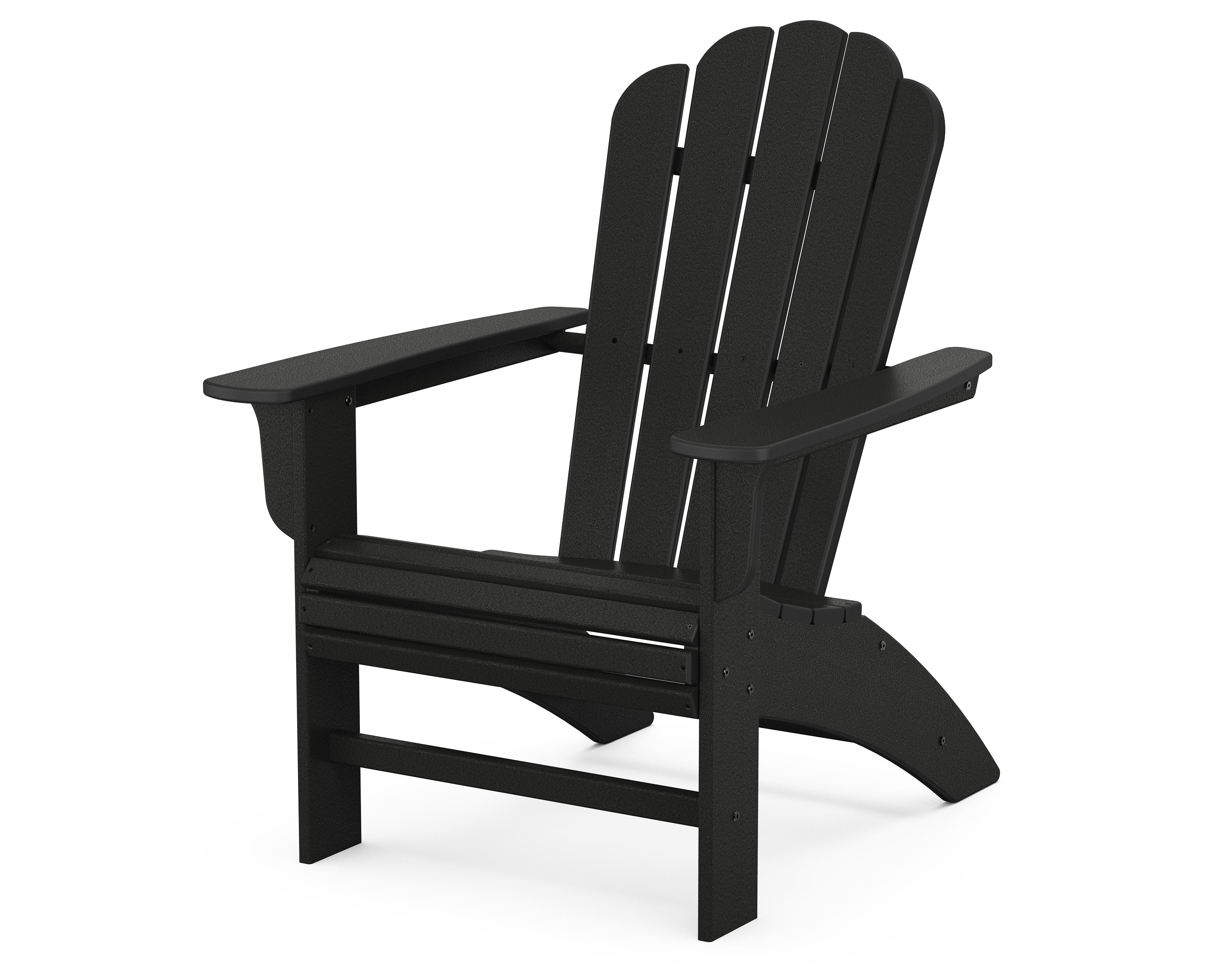 Cottage Curveback Adirondack Chair in Black