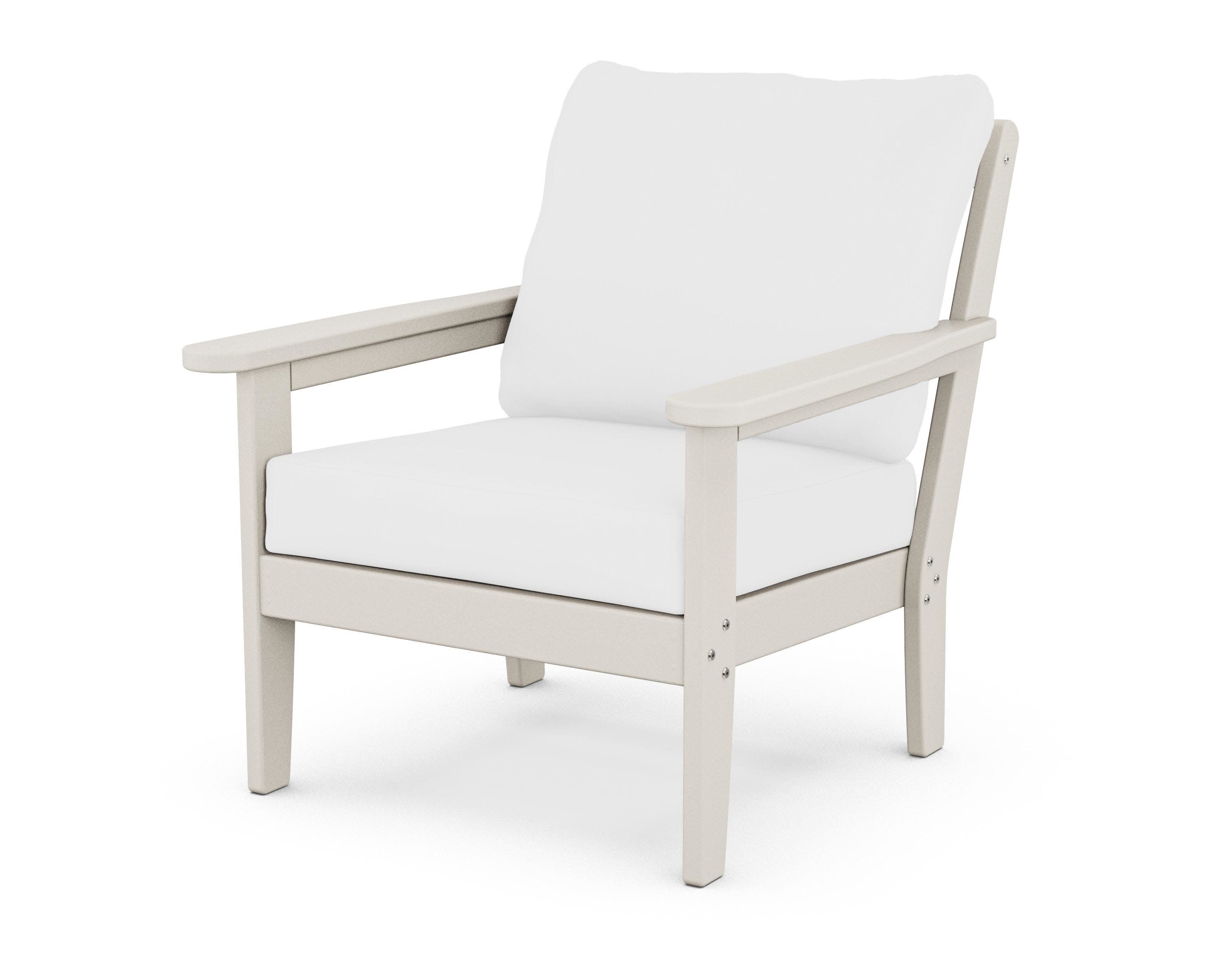 Cottage Deep Seating Chair in Sand / Natural