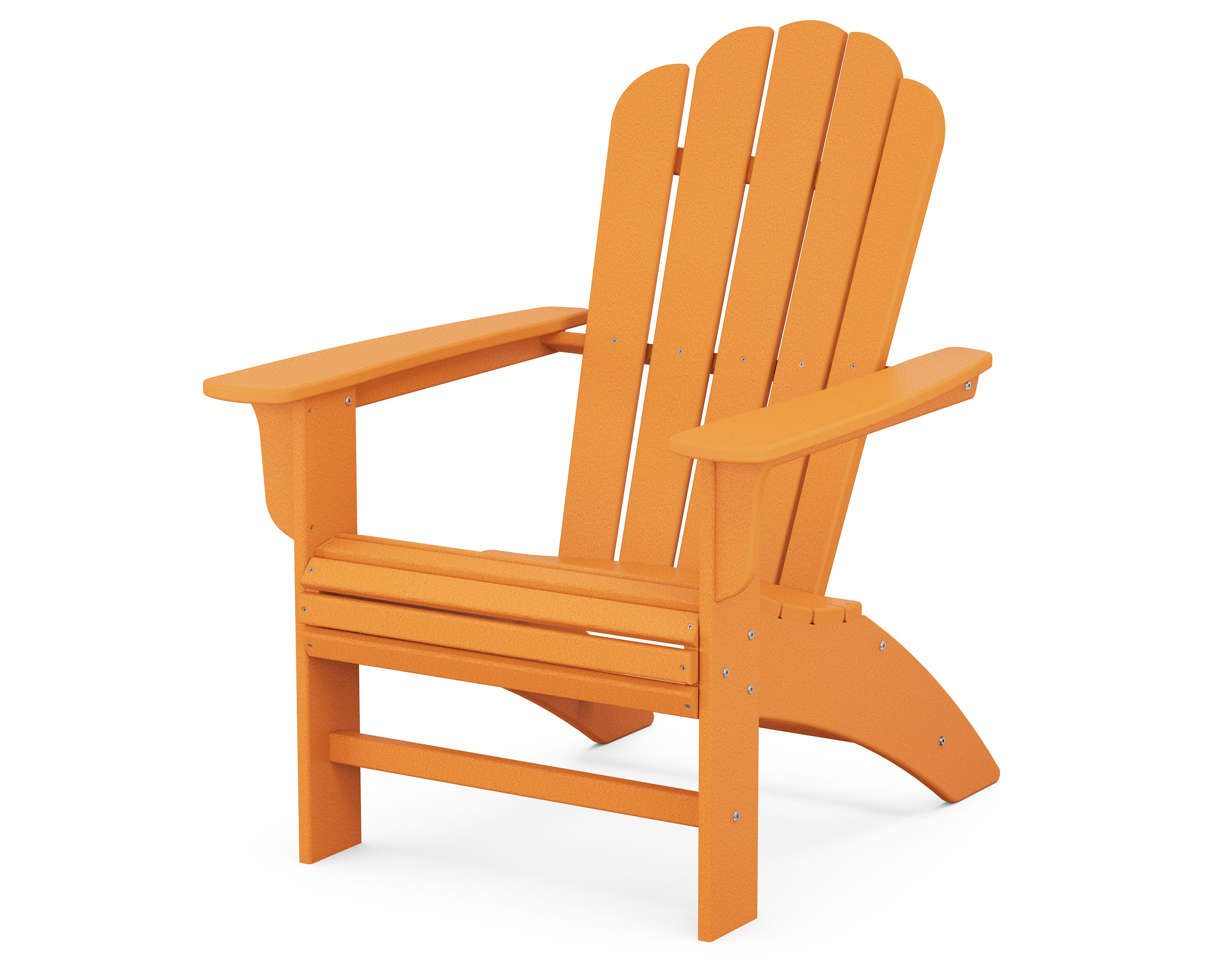 Cottage Curveback Adirondack Chair in Tangerine