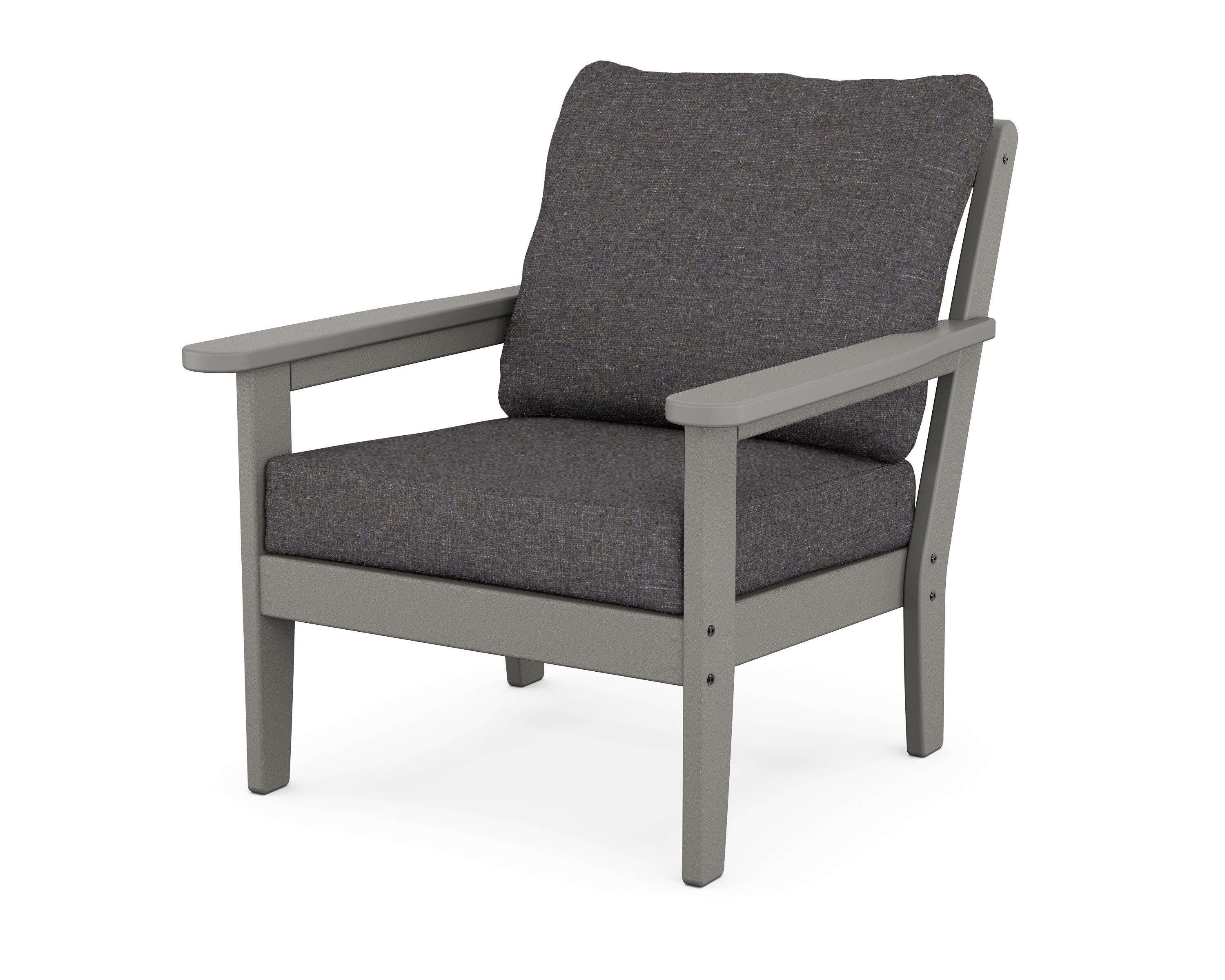 Cottage Deep Seating Chair in Slate Grey / Ash Charcoal