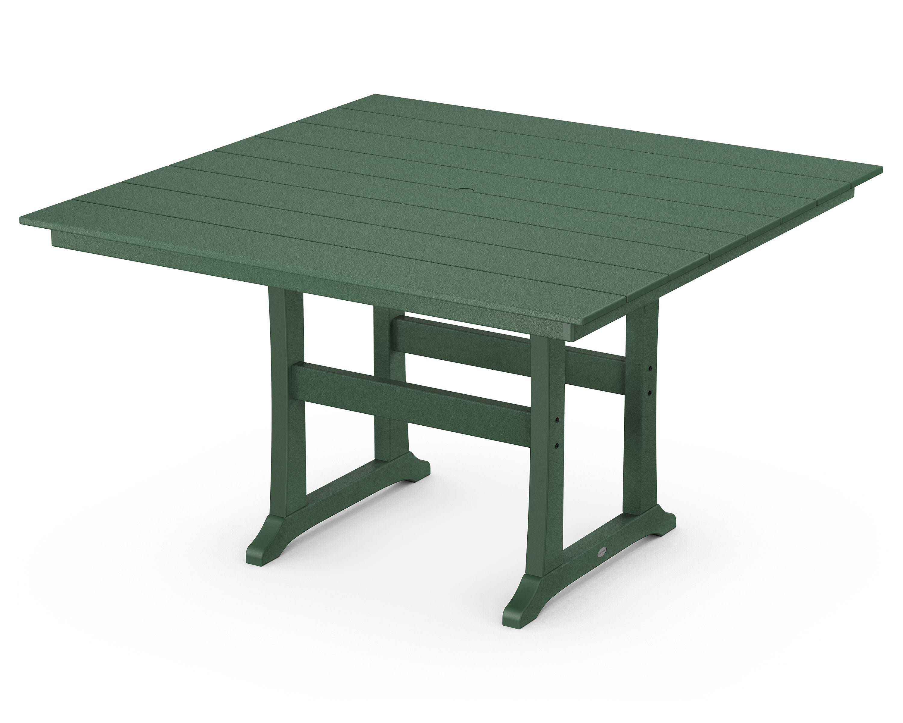 Farmhouse Trestle 59" Counter Table in Green