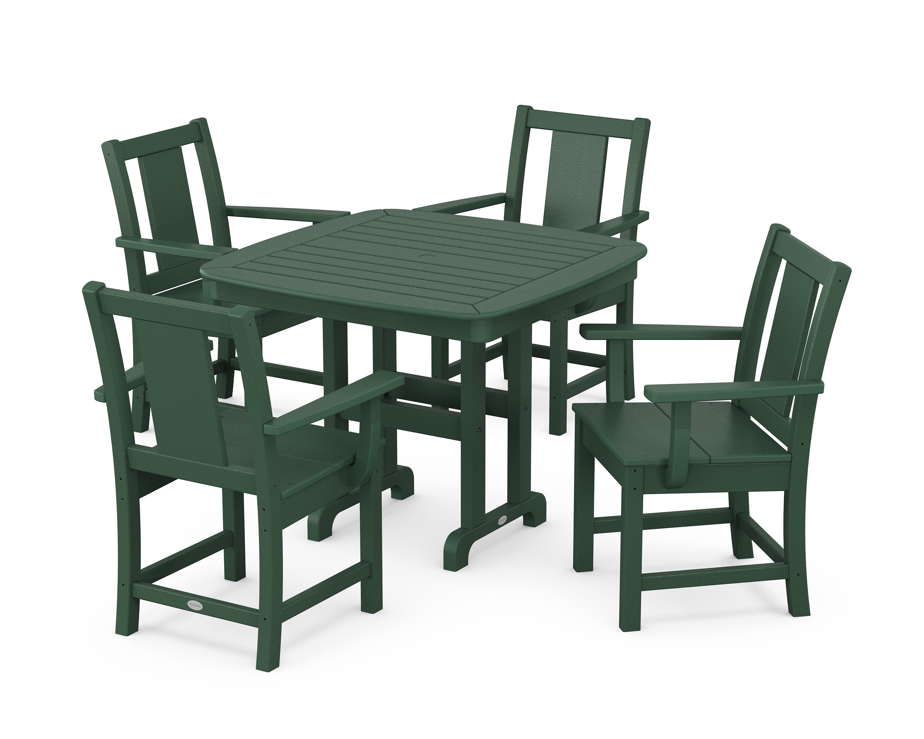 Prairie 5-Piece Dining Set in Green