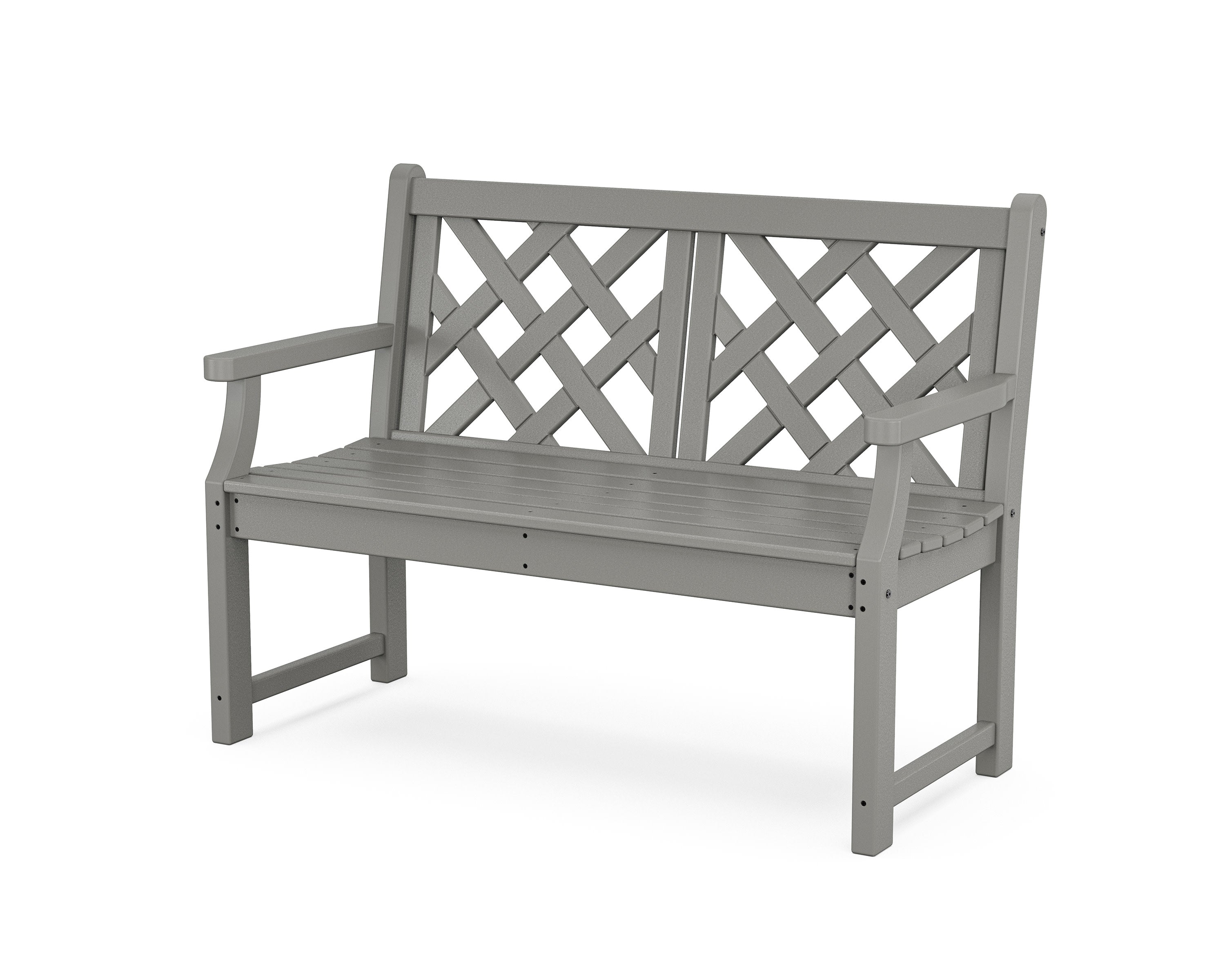 Wovendale 48" Bench in Slate Grey