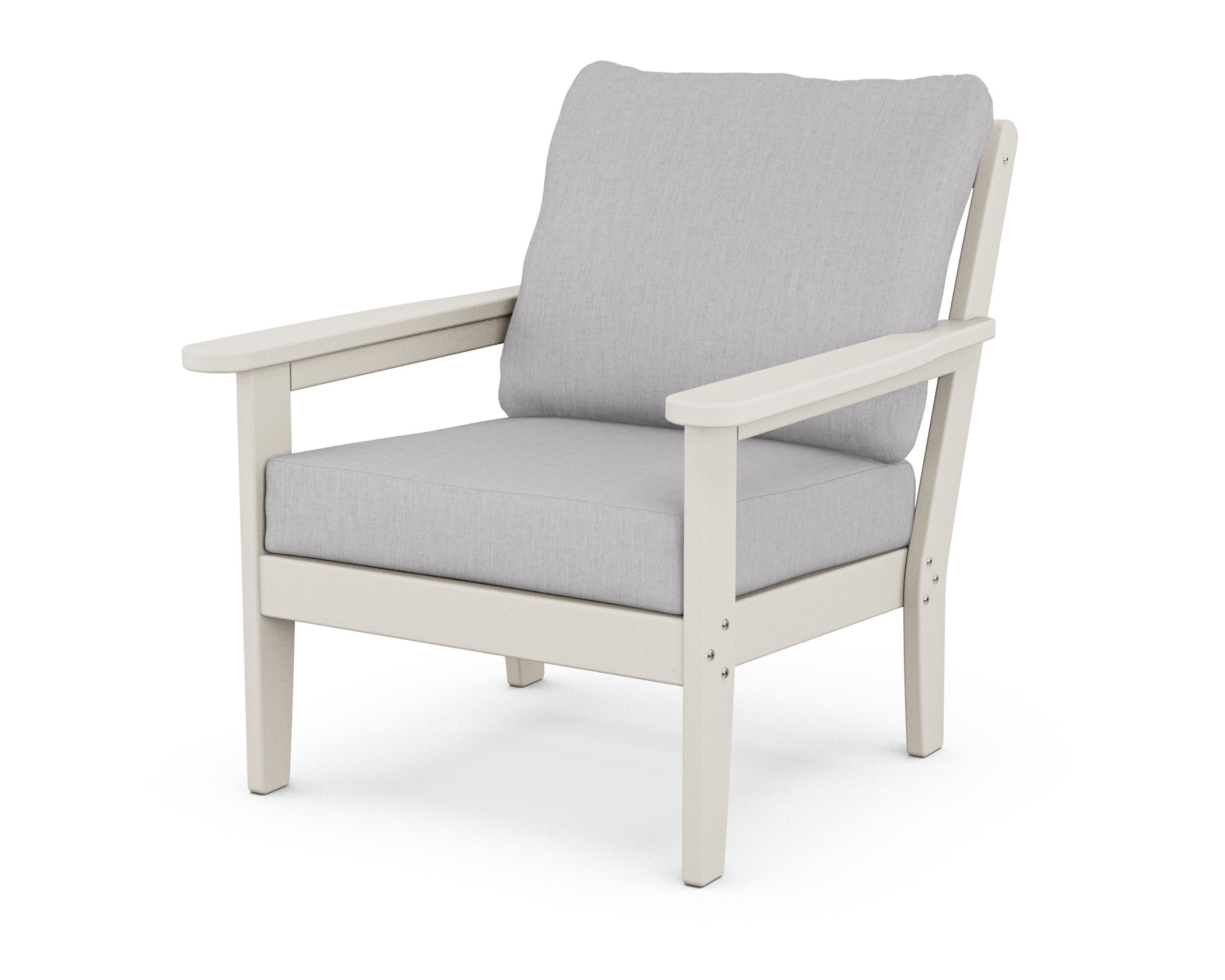 Cottage Deep Seating Chair in Sand / Granite
