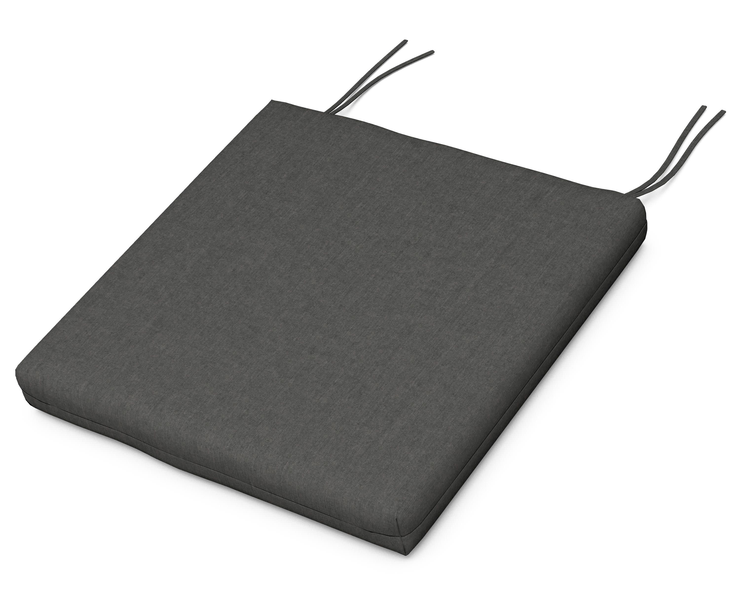 Seat Cushion 17"D x 20.75"W x 2.5"H in Spectrum Carbon