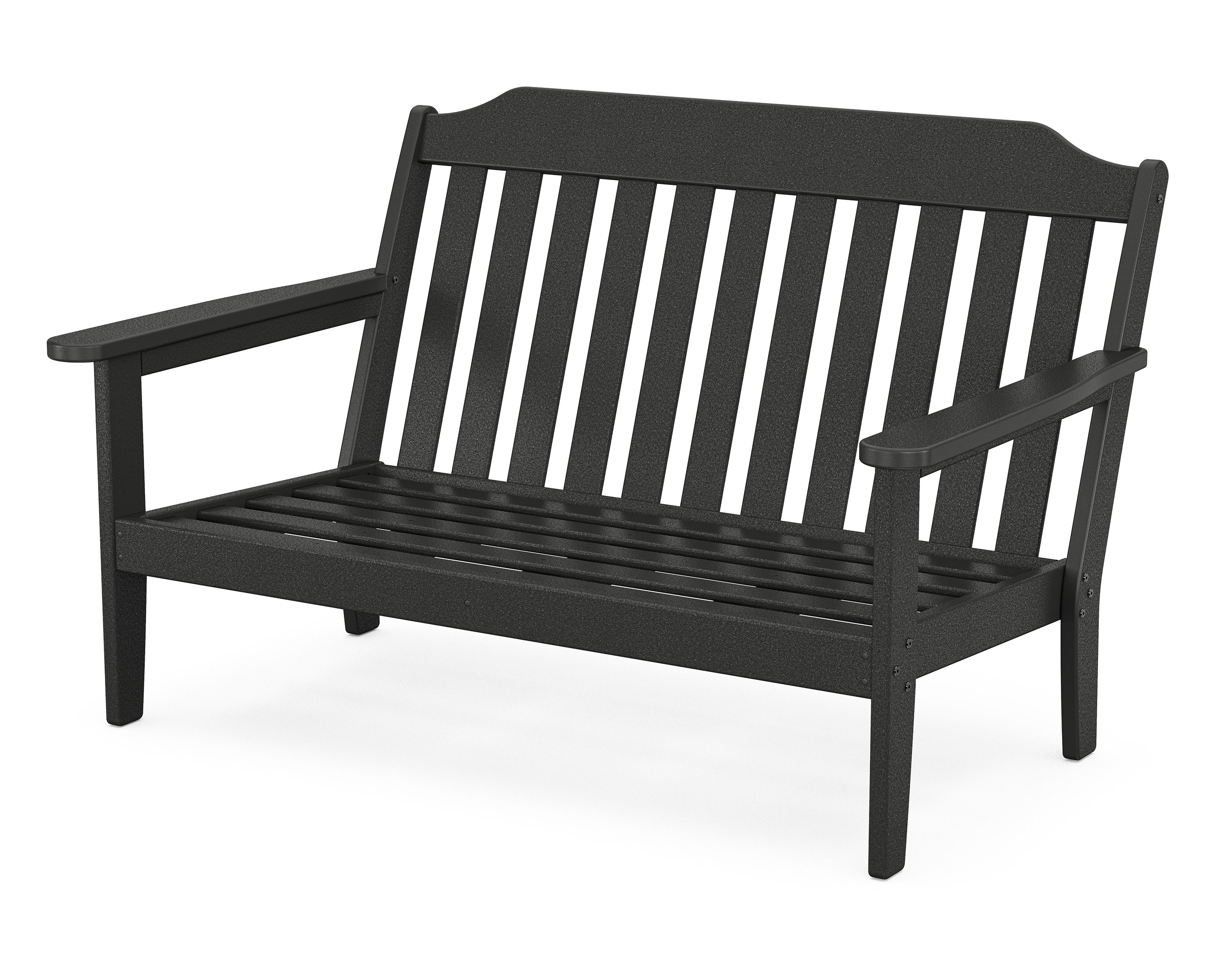 Cottage Deep Seating Loveseat Frame in Black