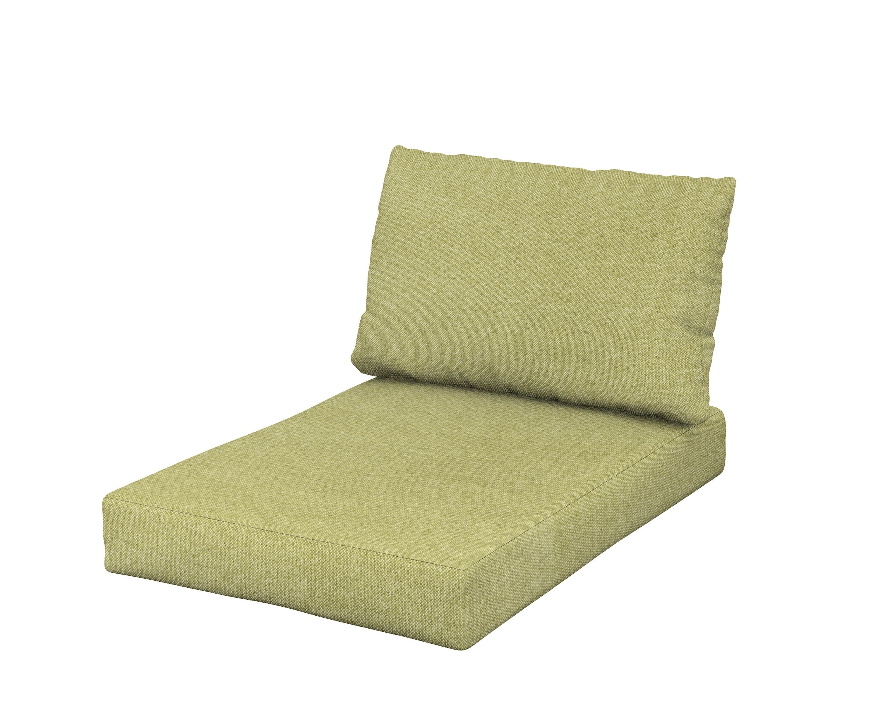 Daybed Swing Seat/Back Cushion in Chartreuse Boucle