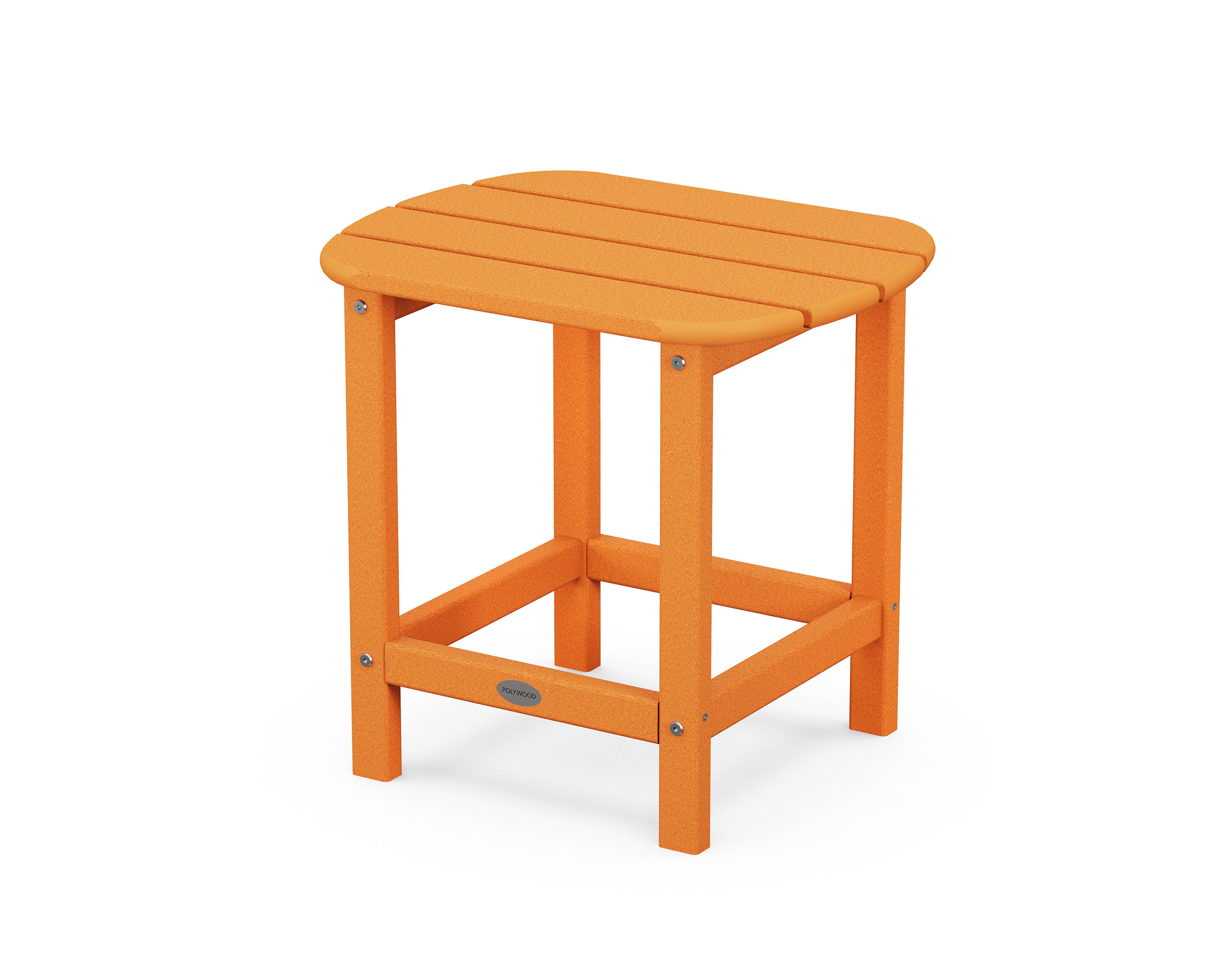 South Beach 18" Side Table in Tangerine