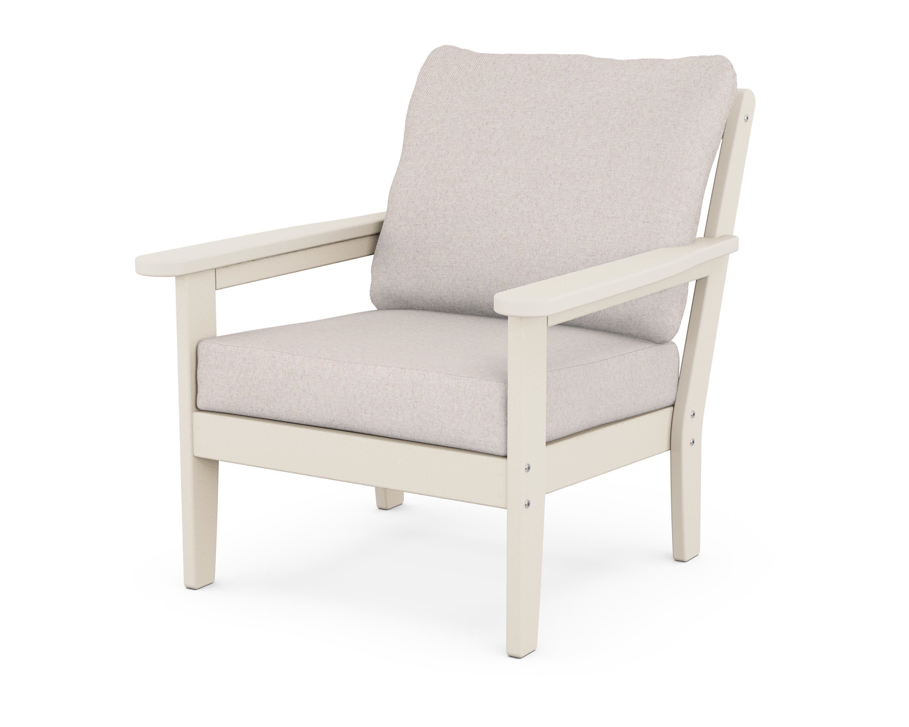 Cottage Deep Seating Chair in Sand / Dune Burlap