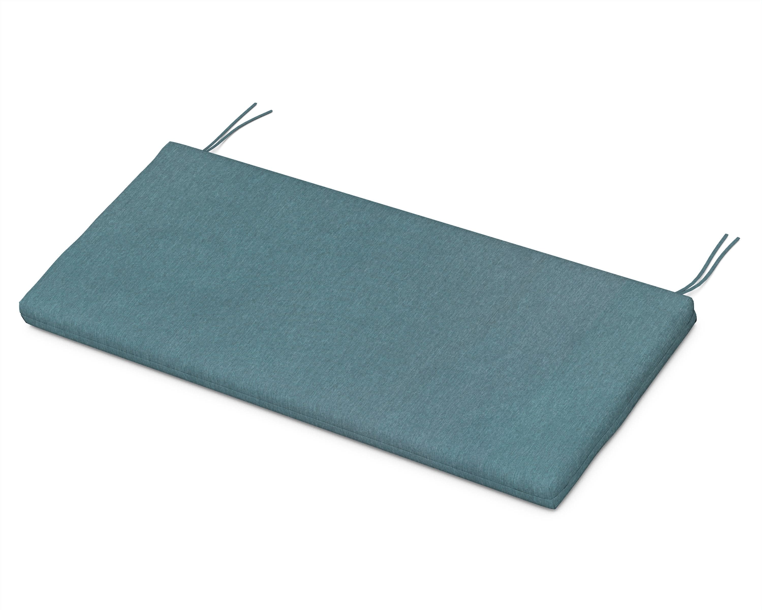 Bench Seat Cushion - 18.5"D x 43.5"W x 2.5"H in Ocean Teal