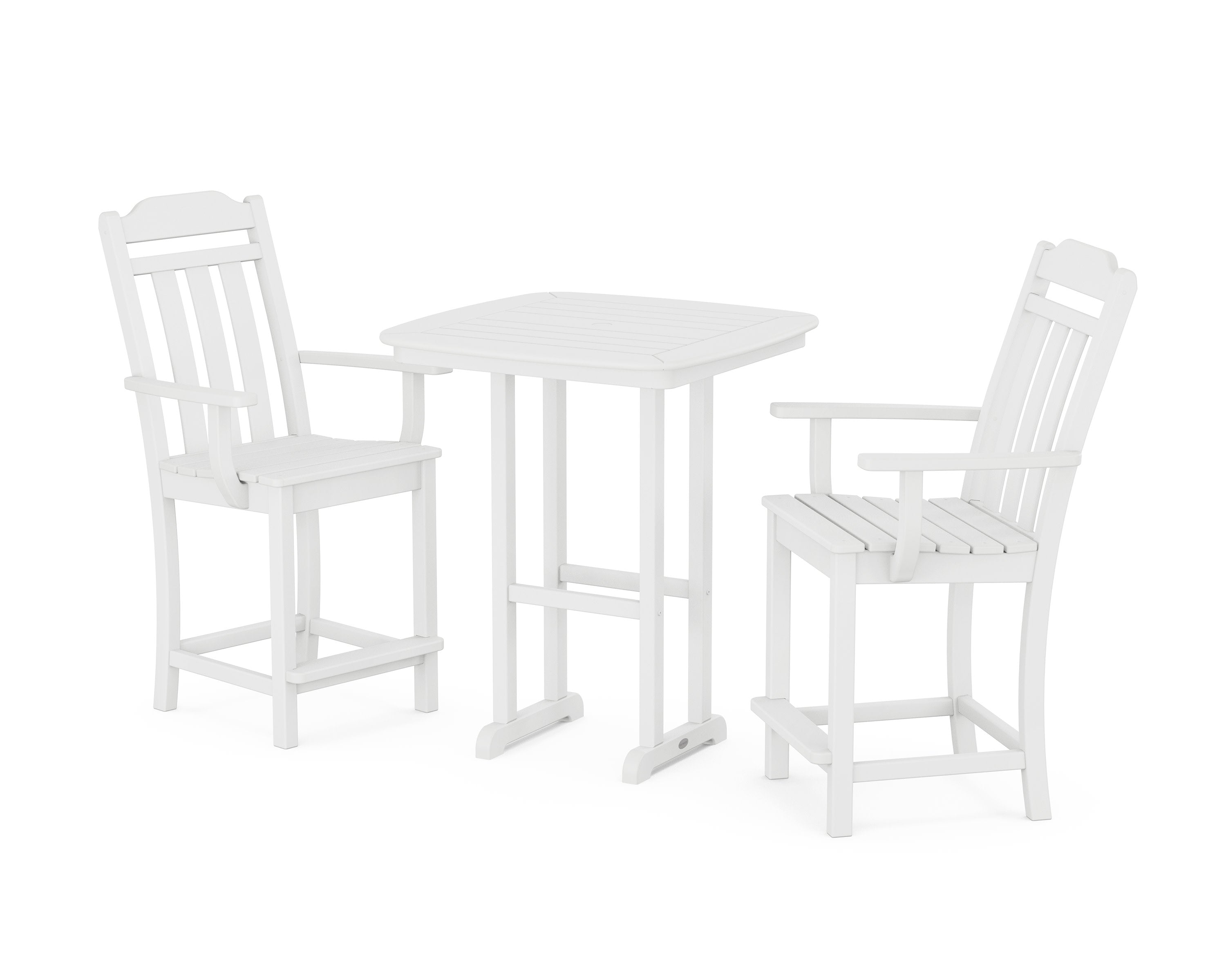 Cottage 3-Piece Counter Set in White