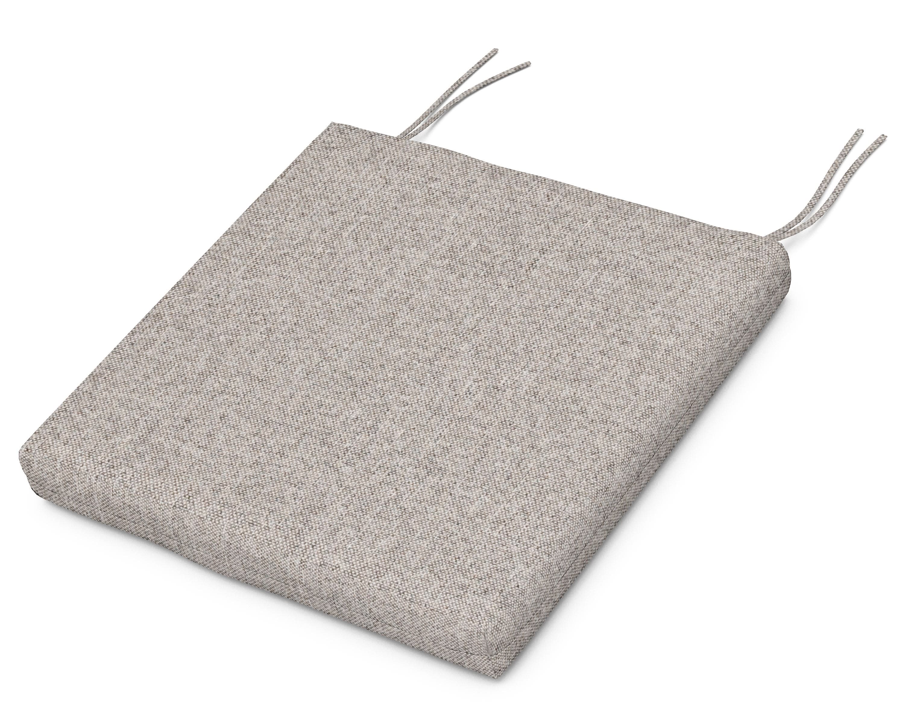 Seat Cushion 17"D x 20.75"W x 2.5"H in Weathered Tweed
