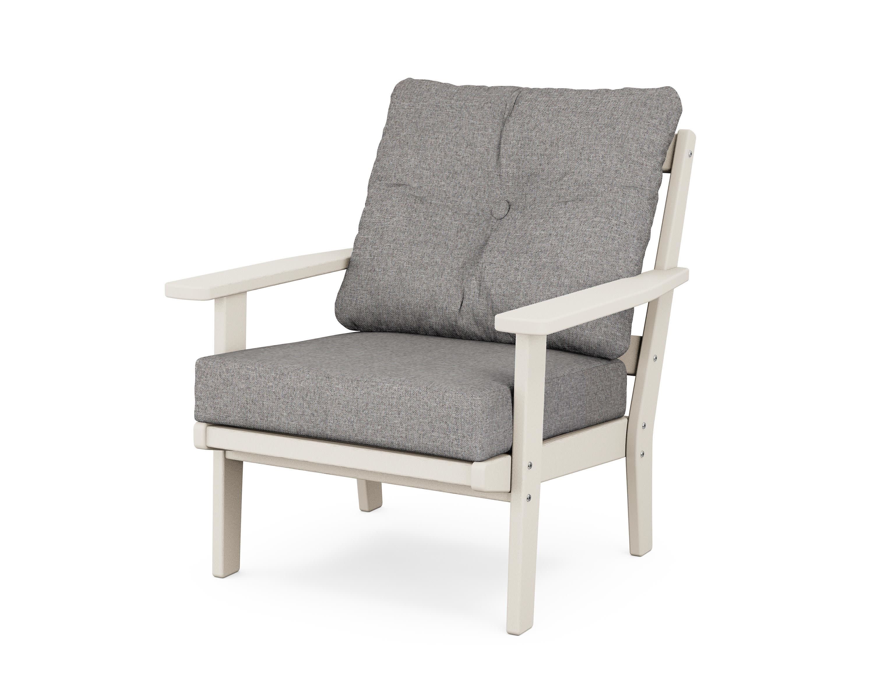 Prairie Deep Seating Chair in Sand / Grey Mist