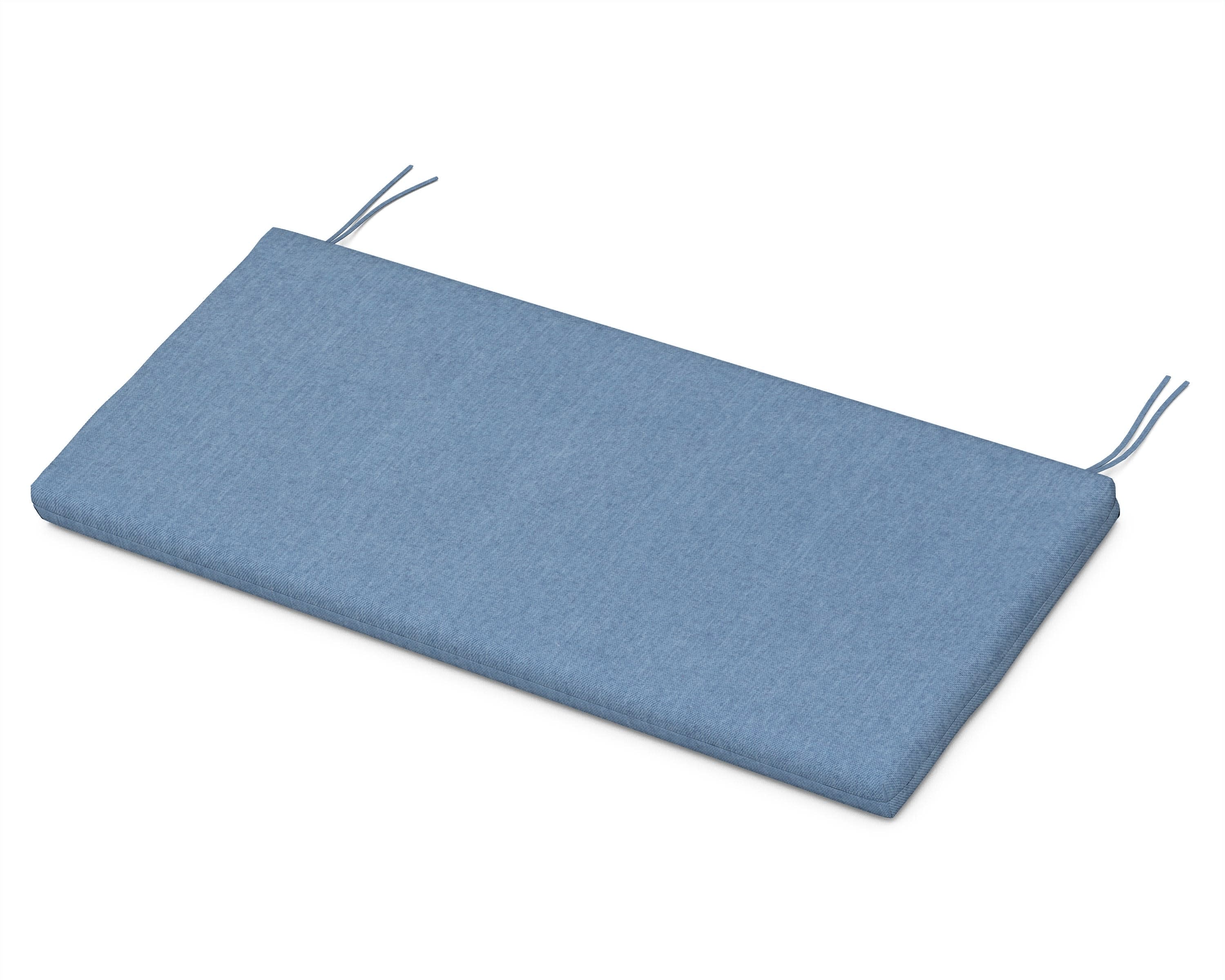 Bench Seat Cushion - 18.5"D x 43.5"W x 2.5"H in Sky Blue
