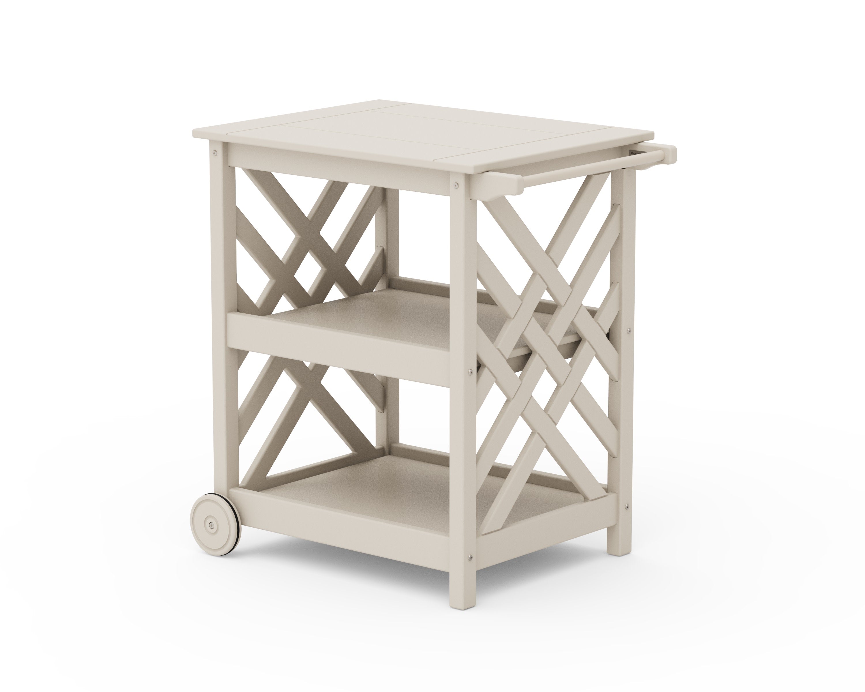 Wovendale Bar Cart in Sand