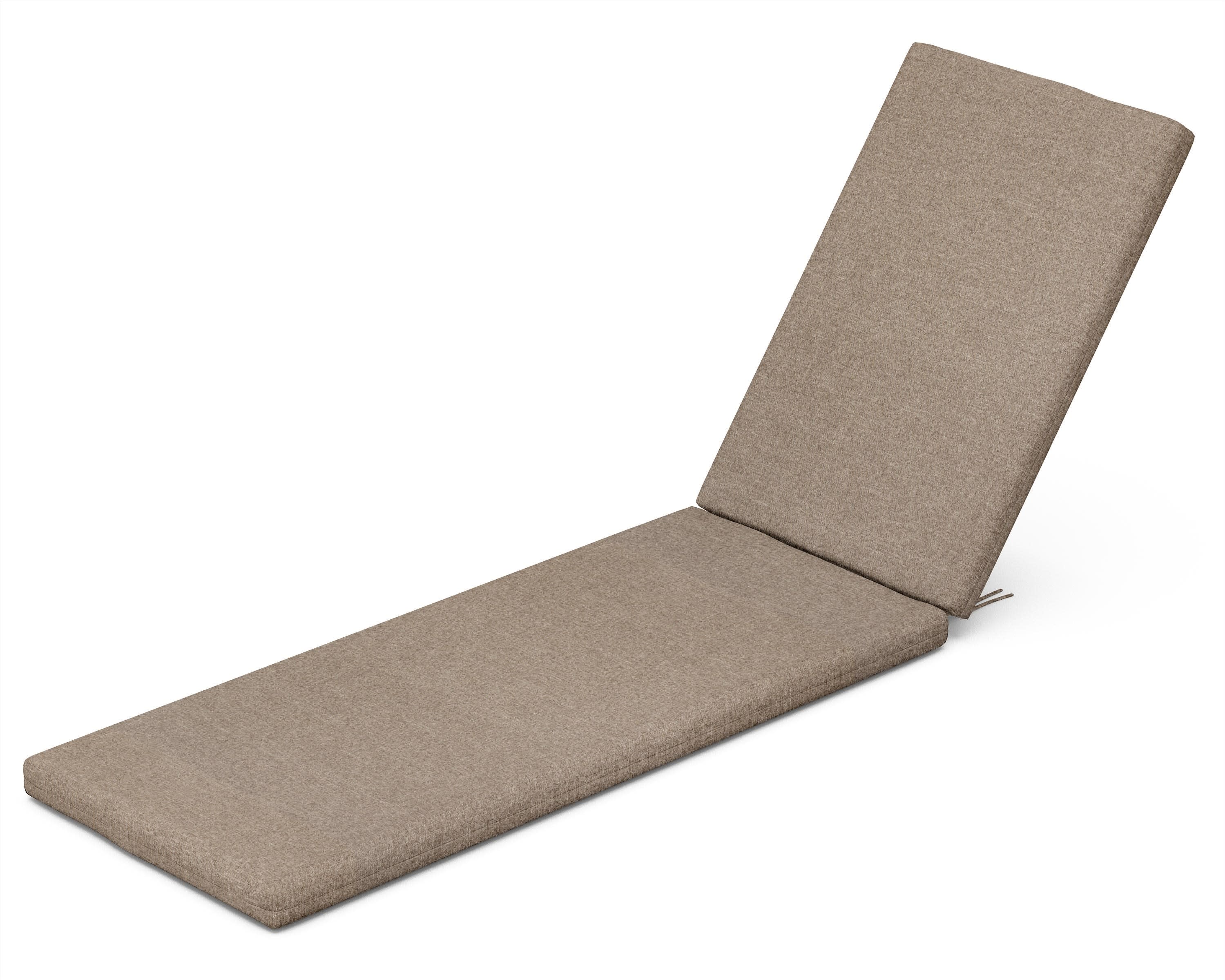Chaise Cushion in Spiced Burlap