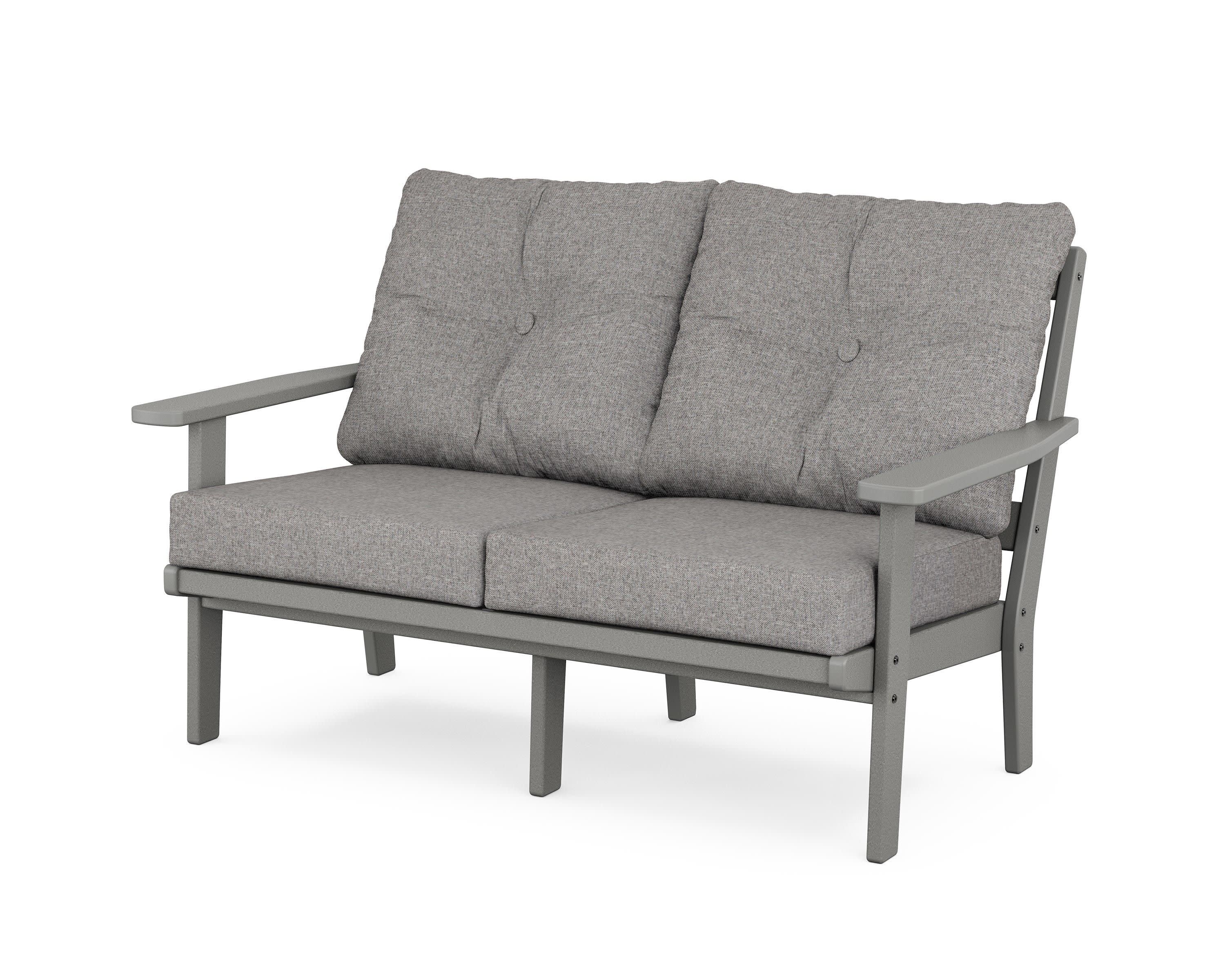 Prairie Deep SeatingLoveseat in Slate Grey / Grey Mist