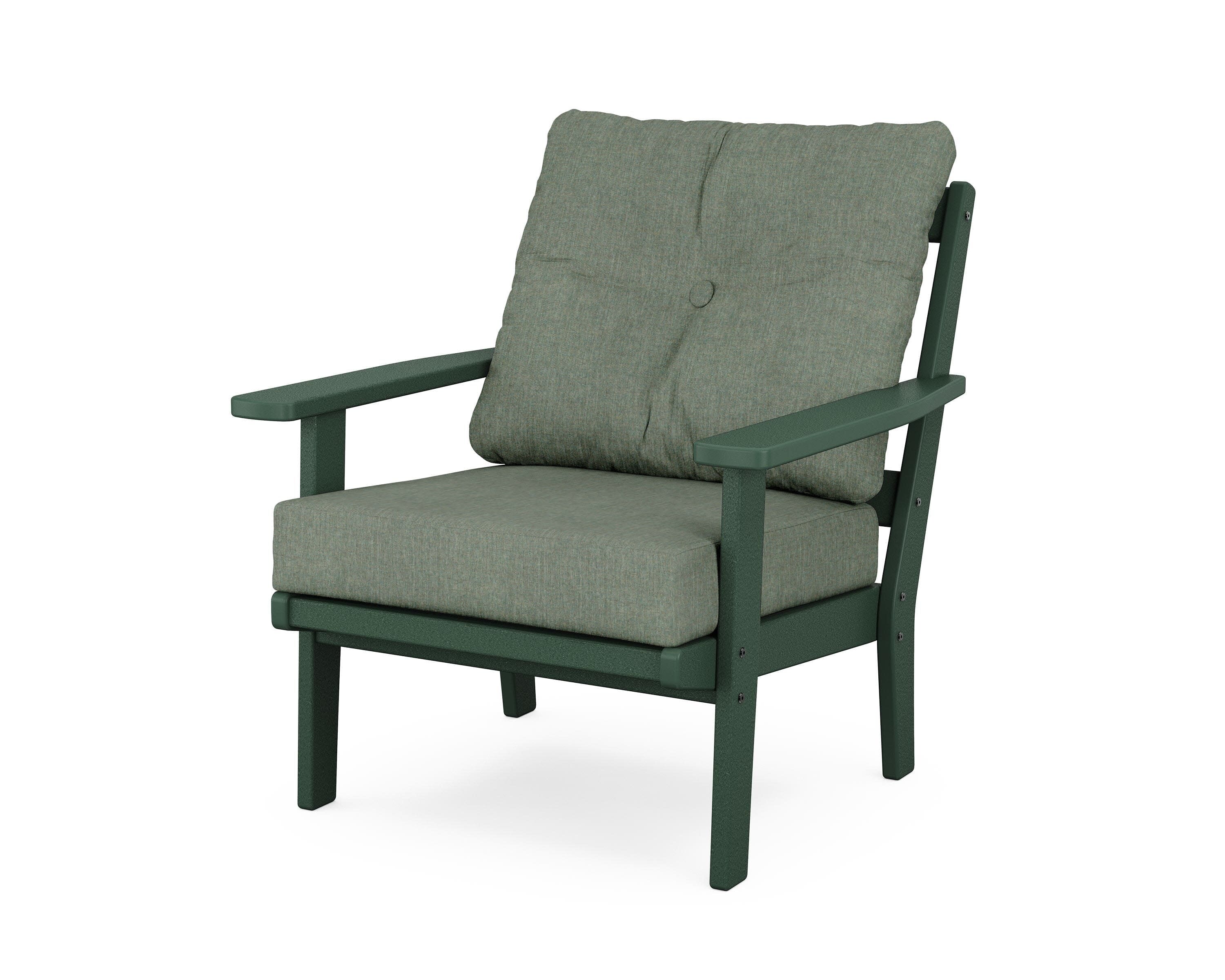 Prairie Deep Seating Chair in Green / Cast Sage