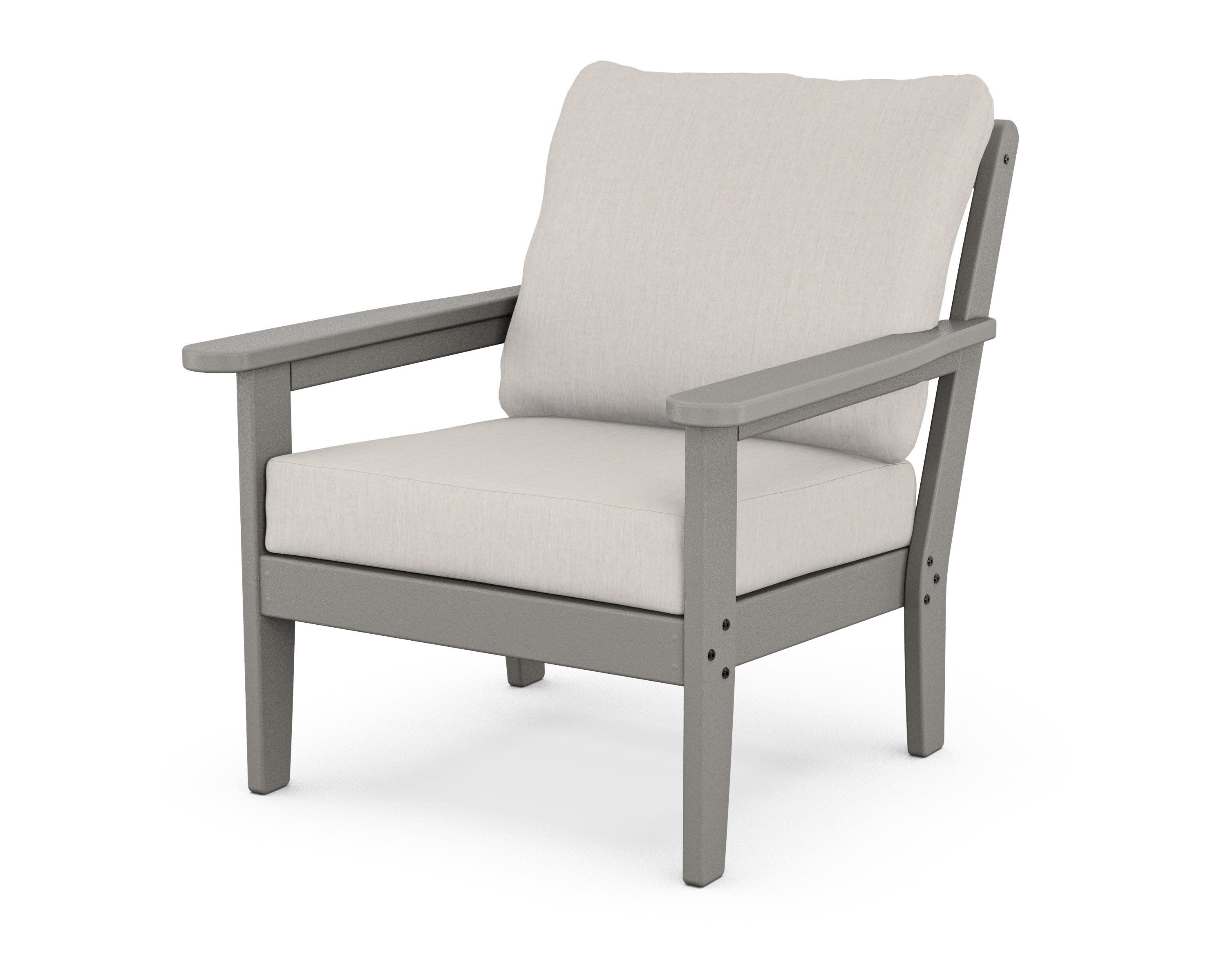 Cottage Deep Seating Chair in Slate Grey / Cast Ash