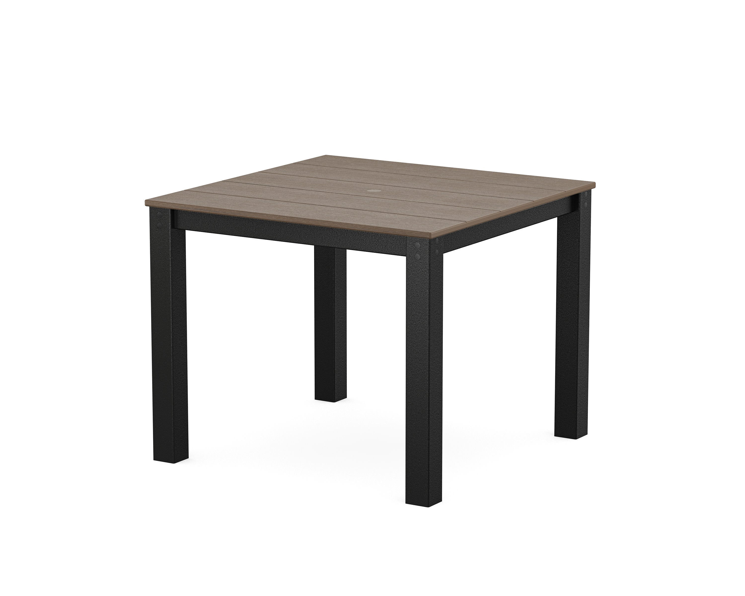 Parsons 38" X 38" Dining Table in Black / Kona