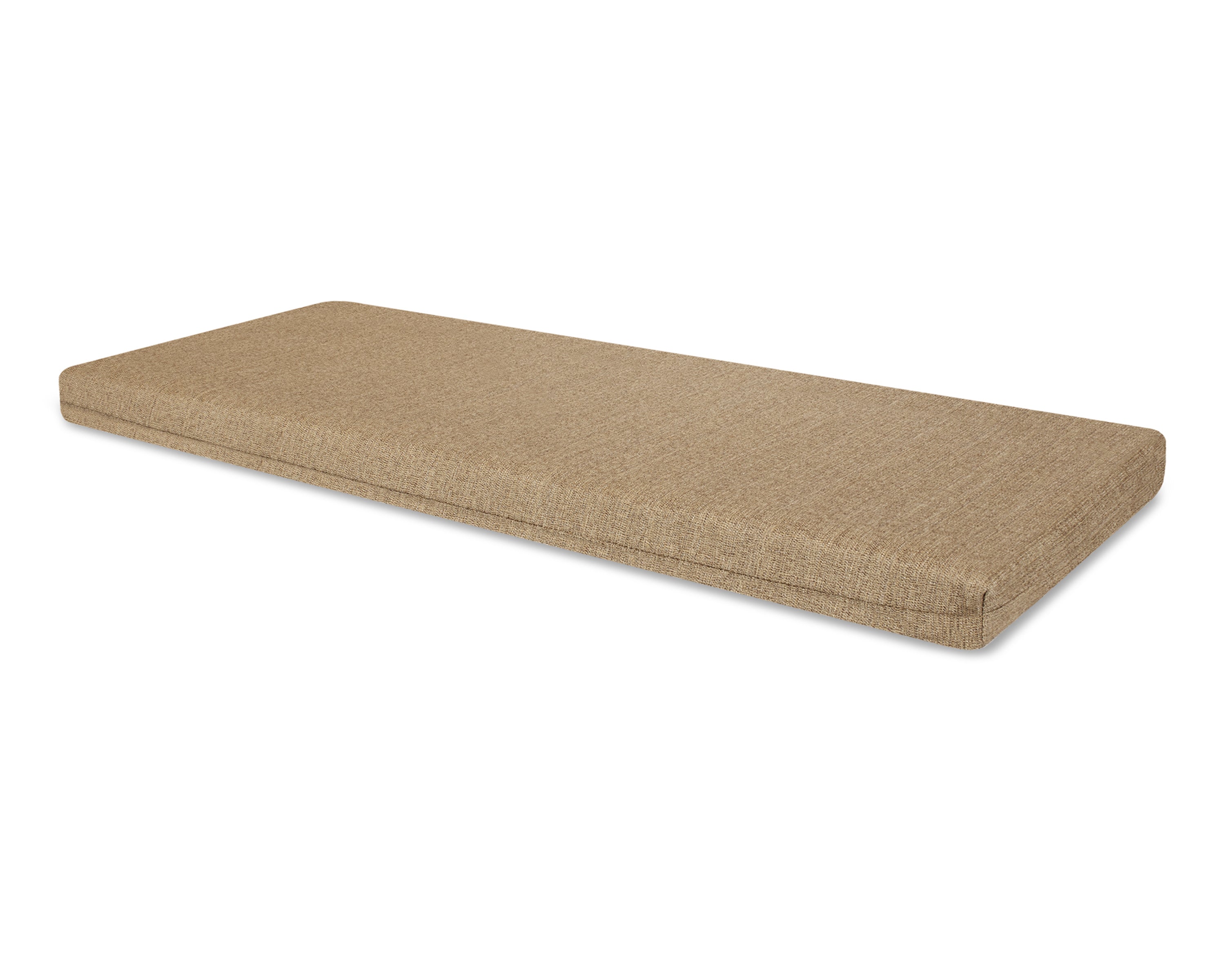 Bench Seat Cushion - 18.5"D x 55.5"W x 2.5"H in Sesame