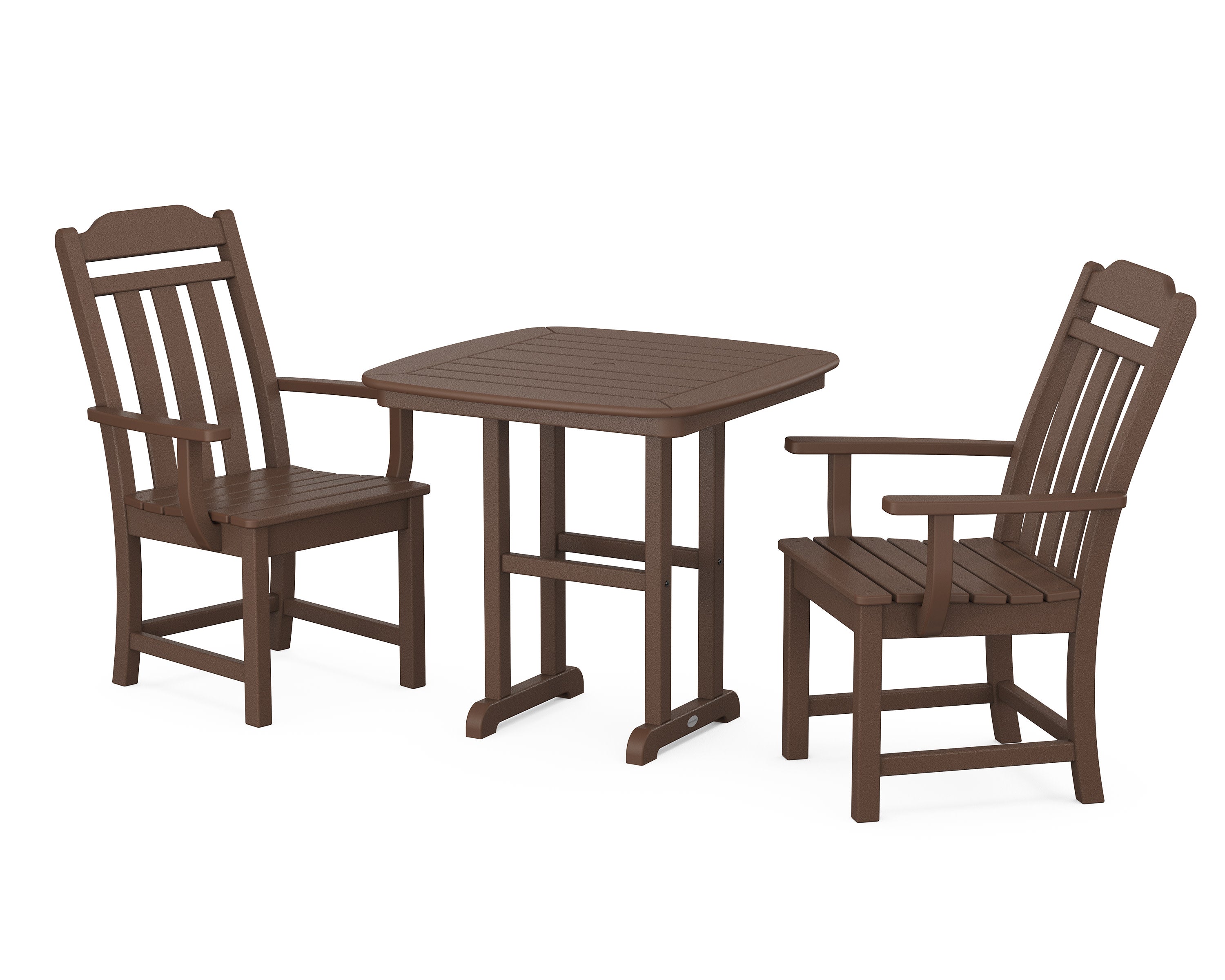 Cottage 3-Piece Dining Set in Mahogany