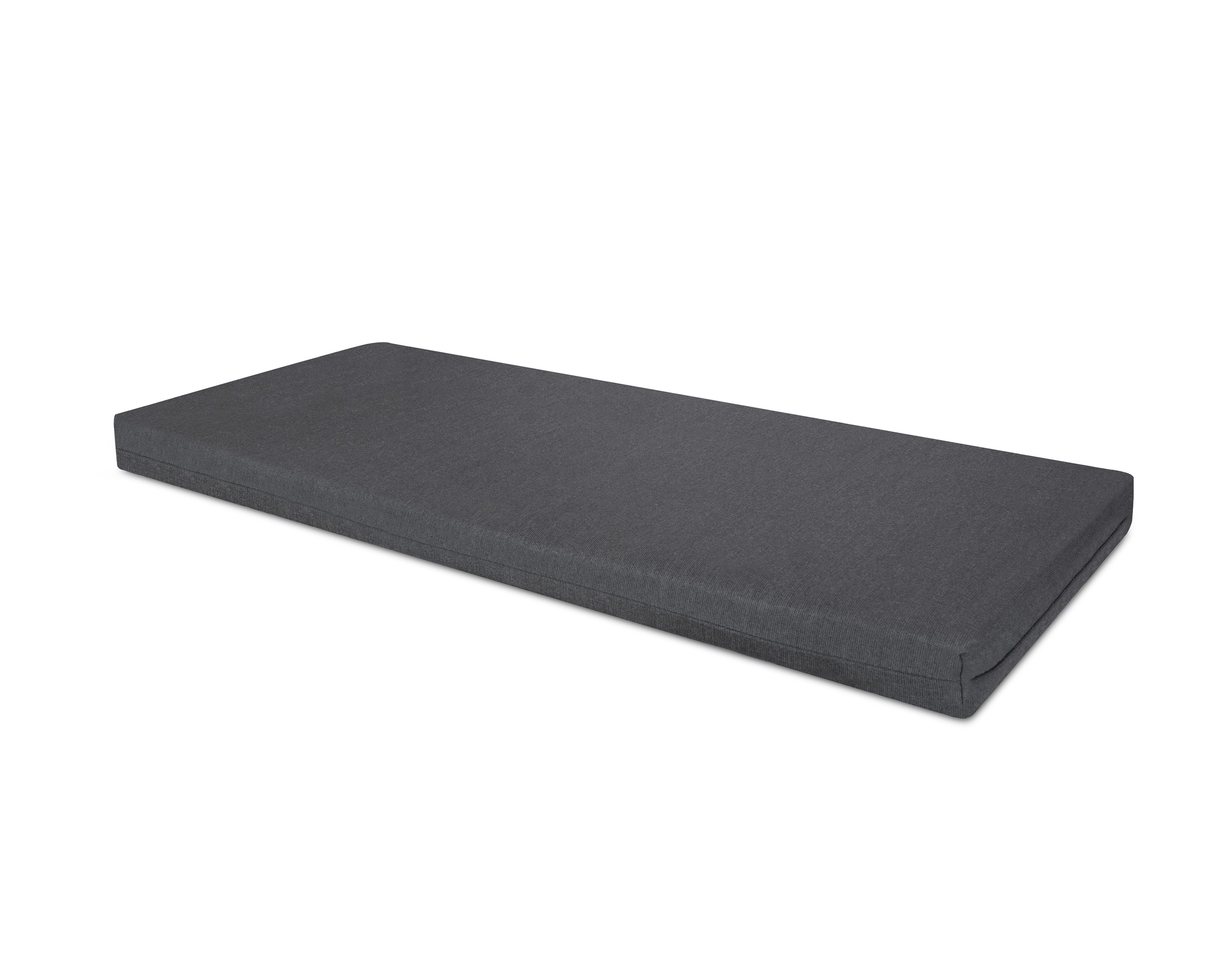 Bench Seat Cushion - 18.5"D x 43.5"W x 2.5"H in Spectrum Carbon