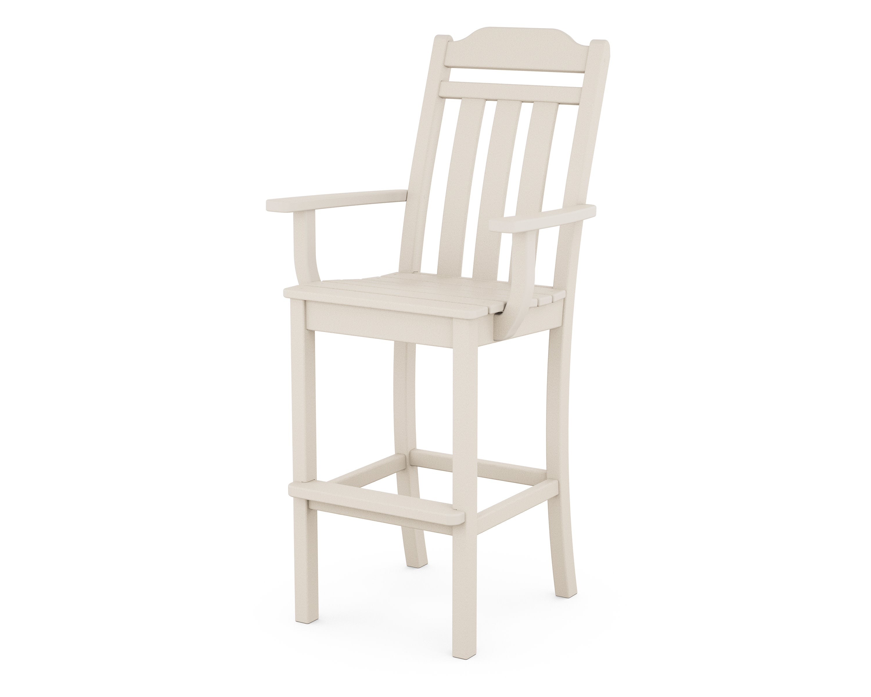Cottage Bar Arm Chair in Sand