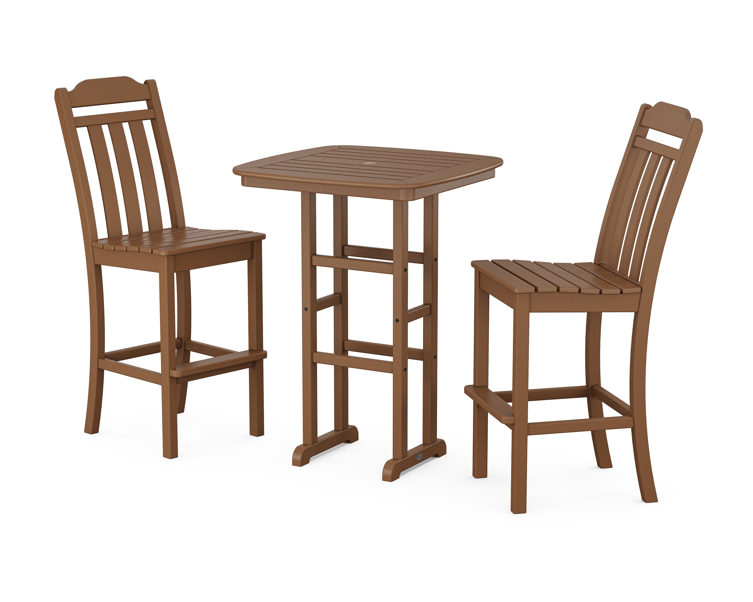 Cottage 3-Piece Bar Set in Teak