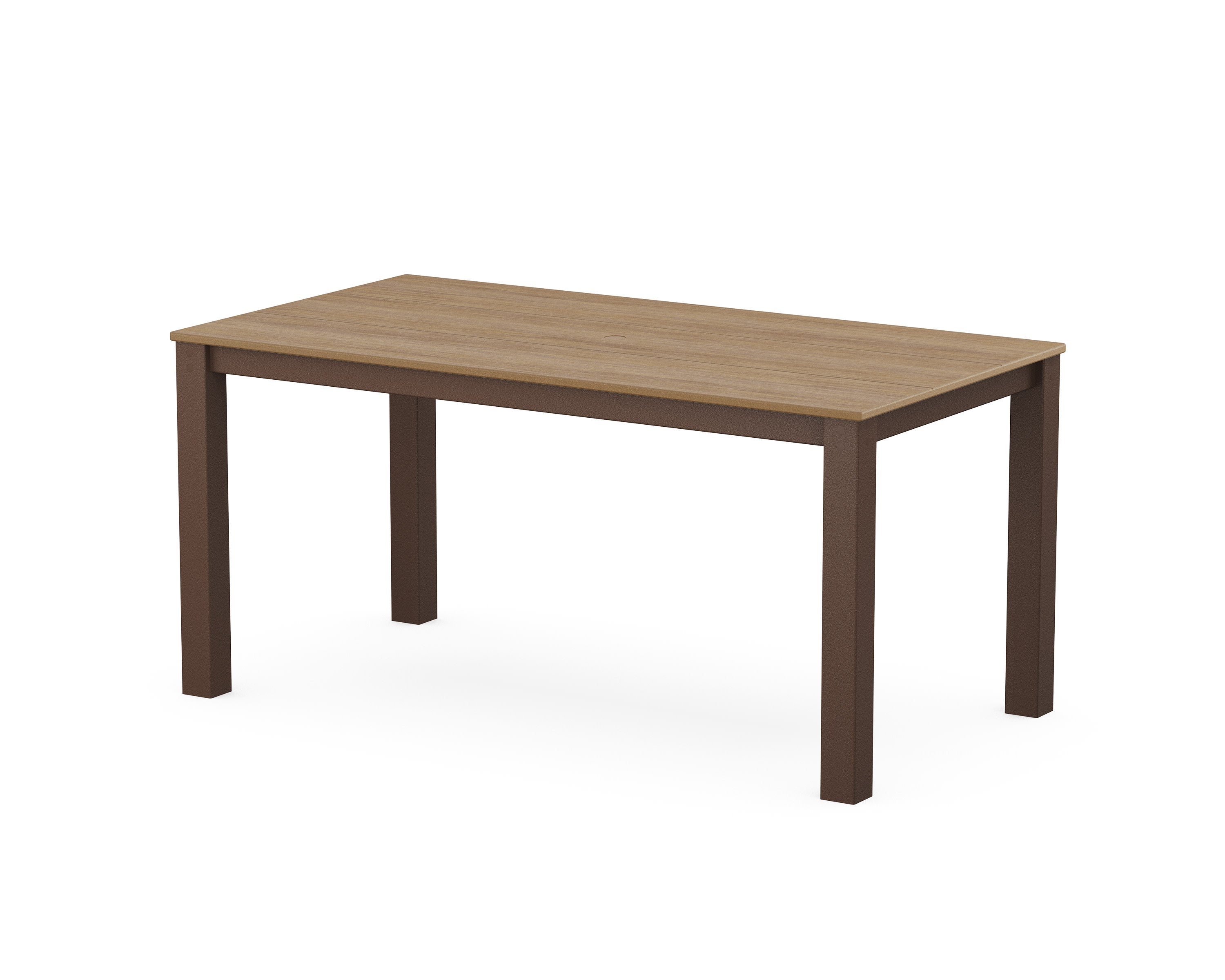 Studio Parsons 34" X 64" Dining Table in Mahogany / Natural