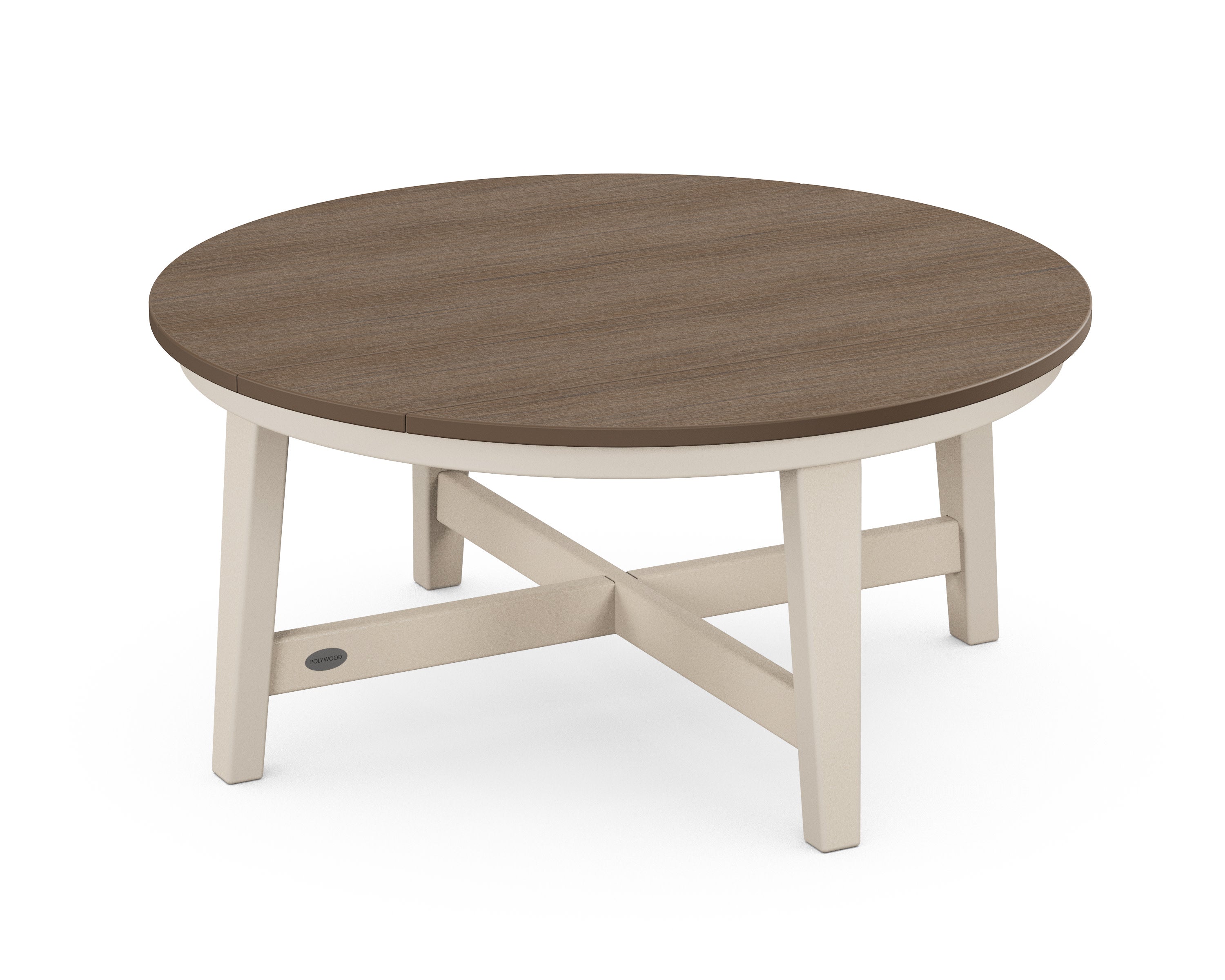 Newport 36" Round Coffee Table in Sand / Kona