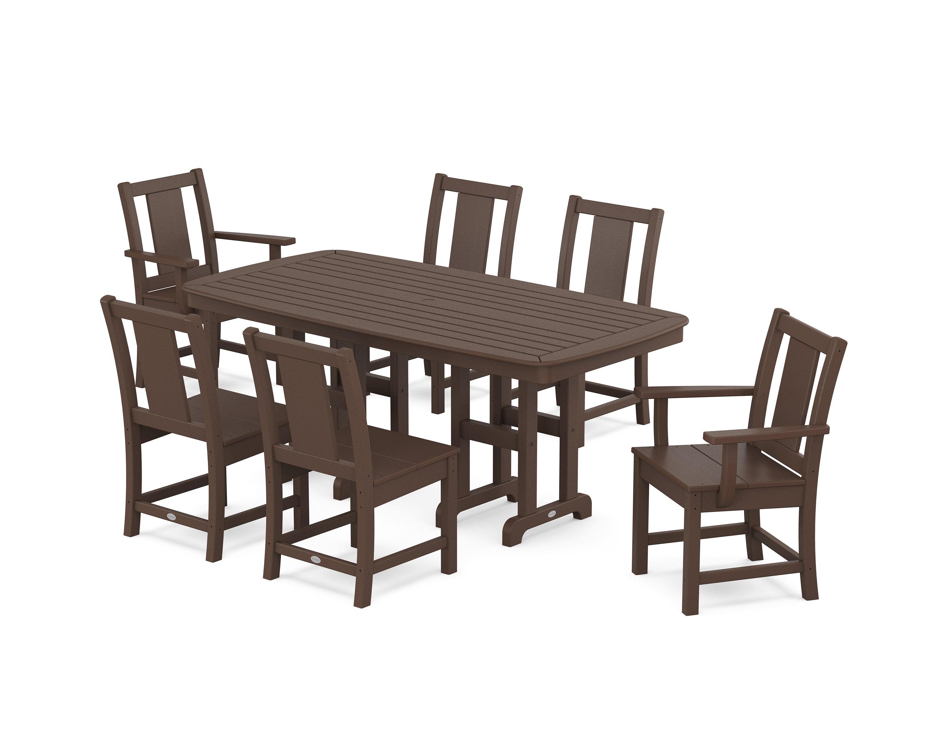 Prairie 7-Piece Dining Set in Mahogany