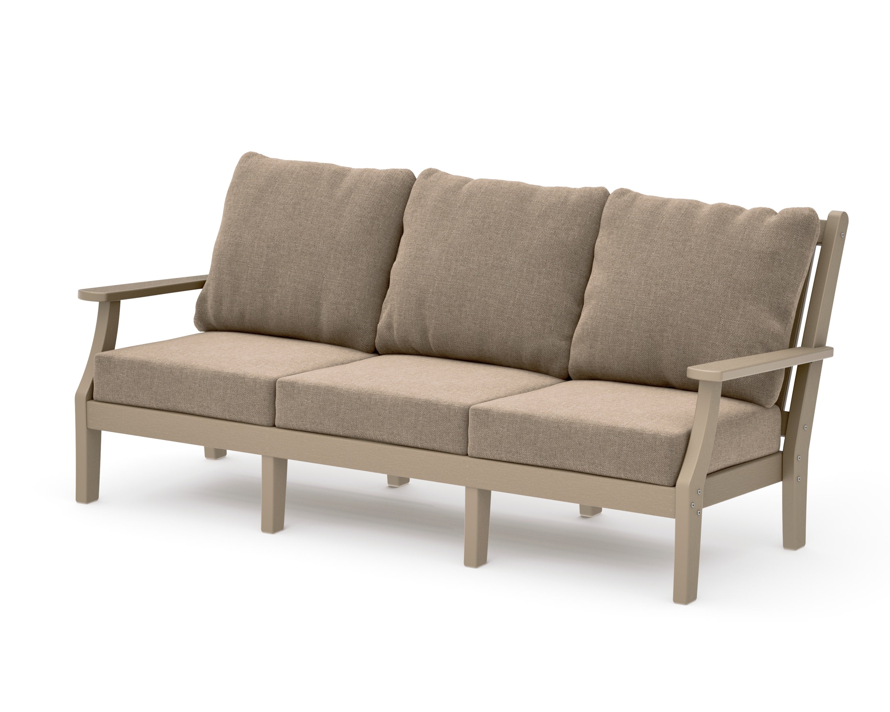 Wovendale Deep Seating Sofa in Vintage Sahara / Spiced Burlap