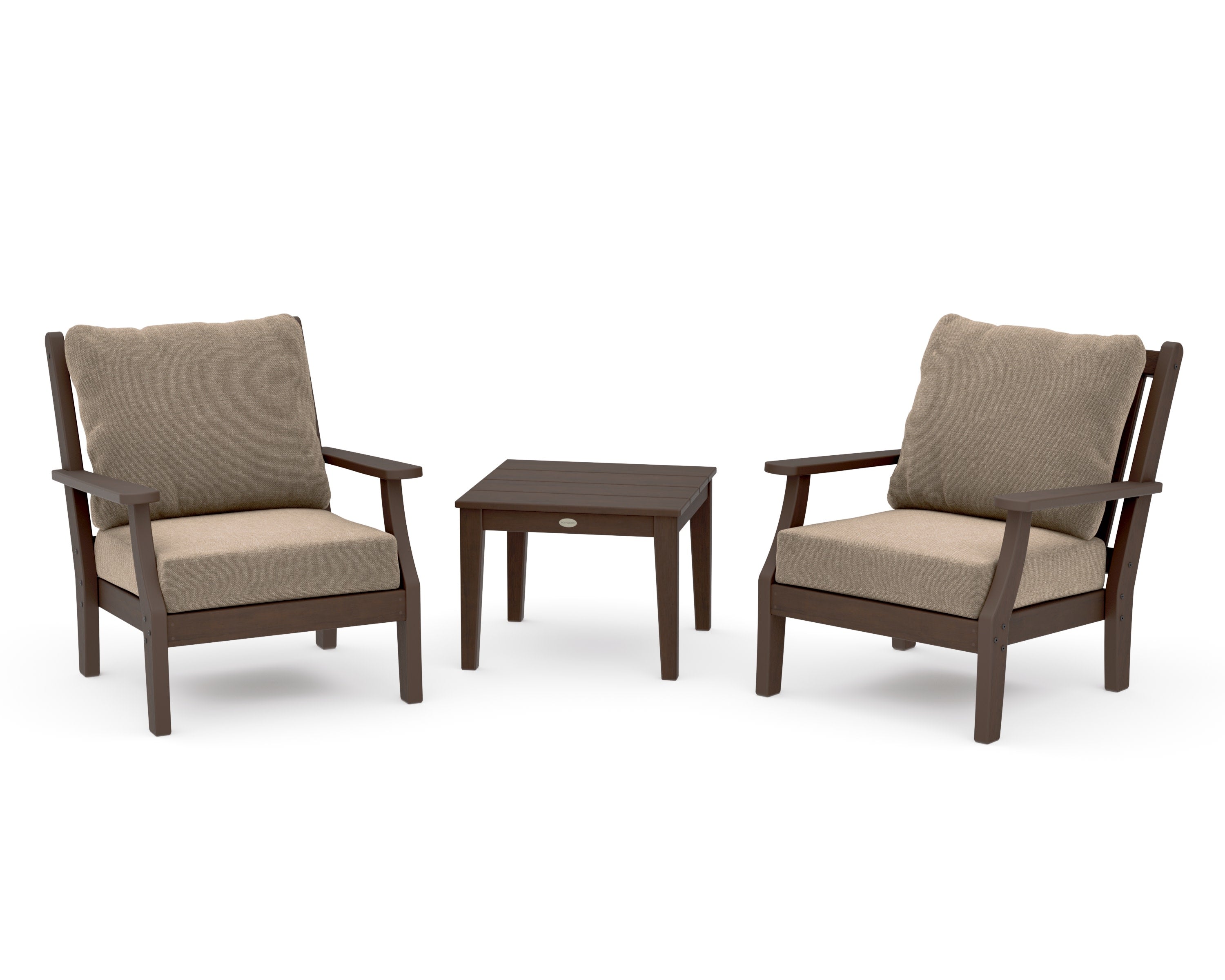 Wovendale 3-Piece Deep Seating Set in Kona / Spiced Burlap