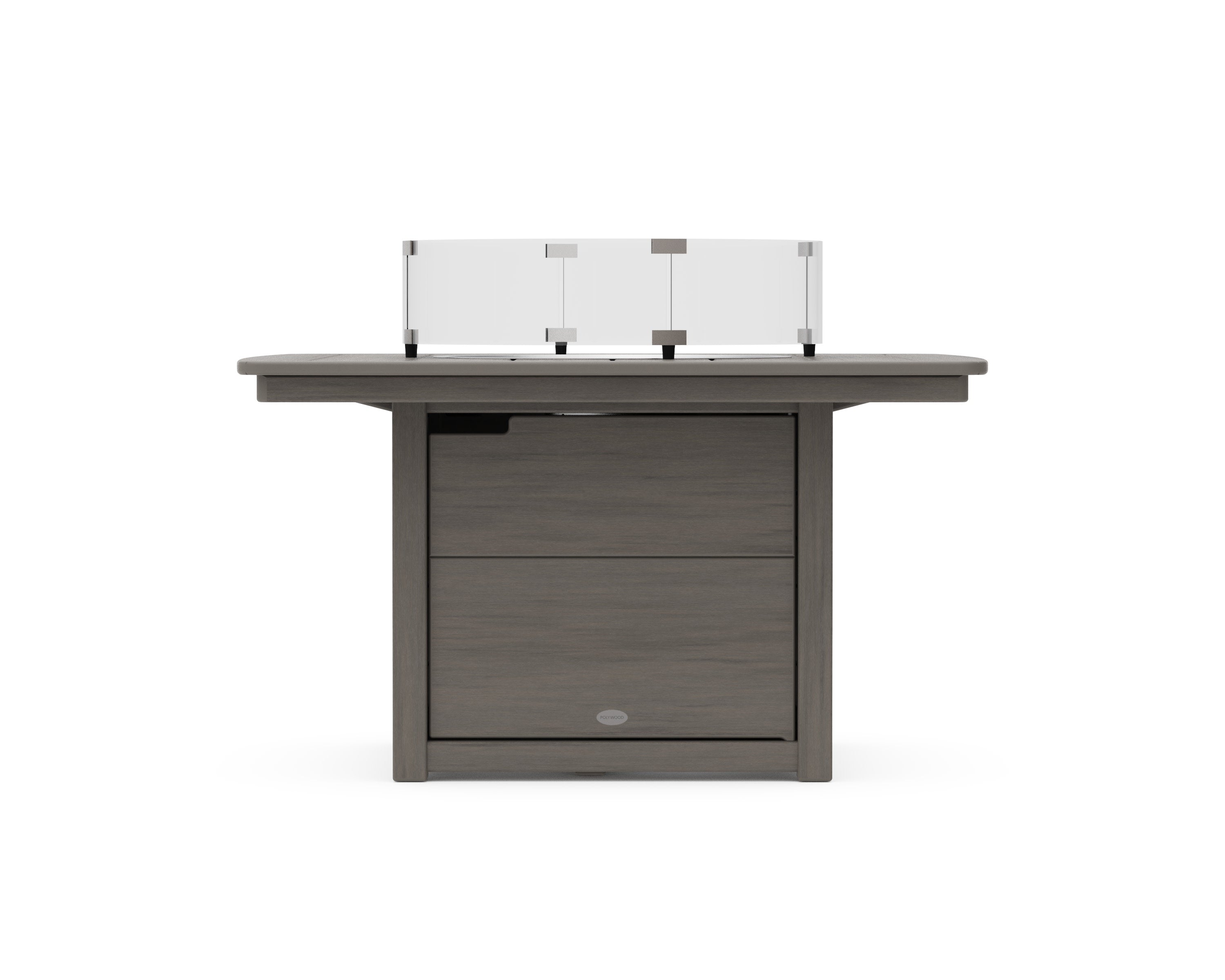Nautical 42" Fire Pit Table in Driftwood