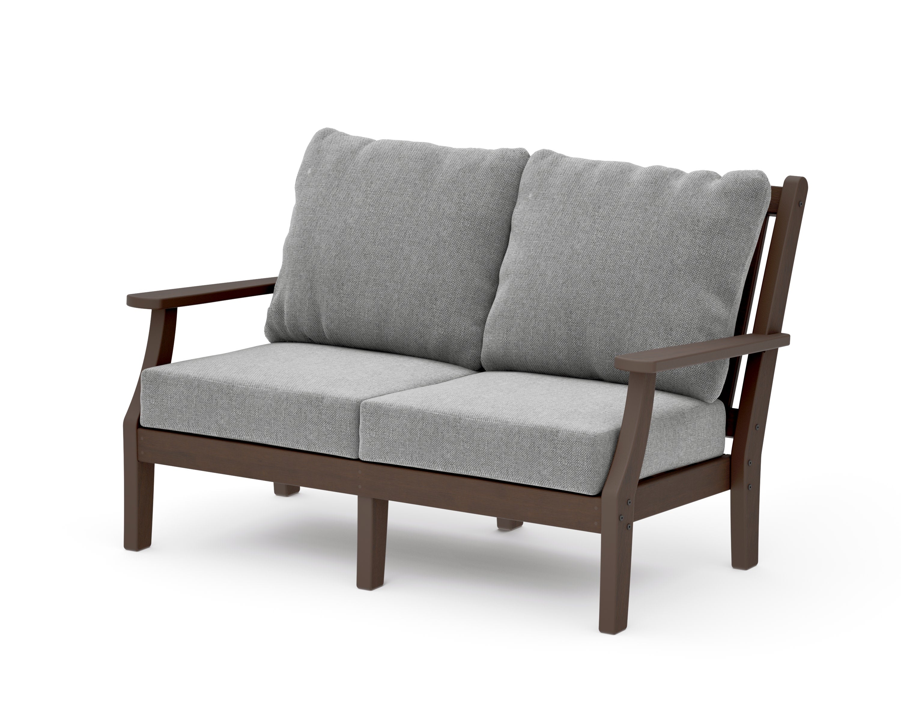 Wovendale Deep Seating Loveseat in Kona / Grey Mist