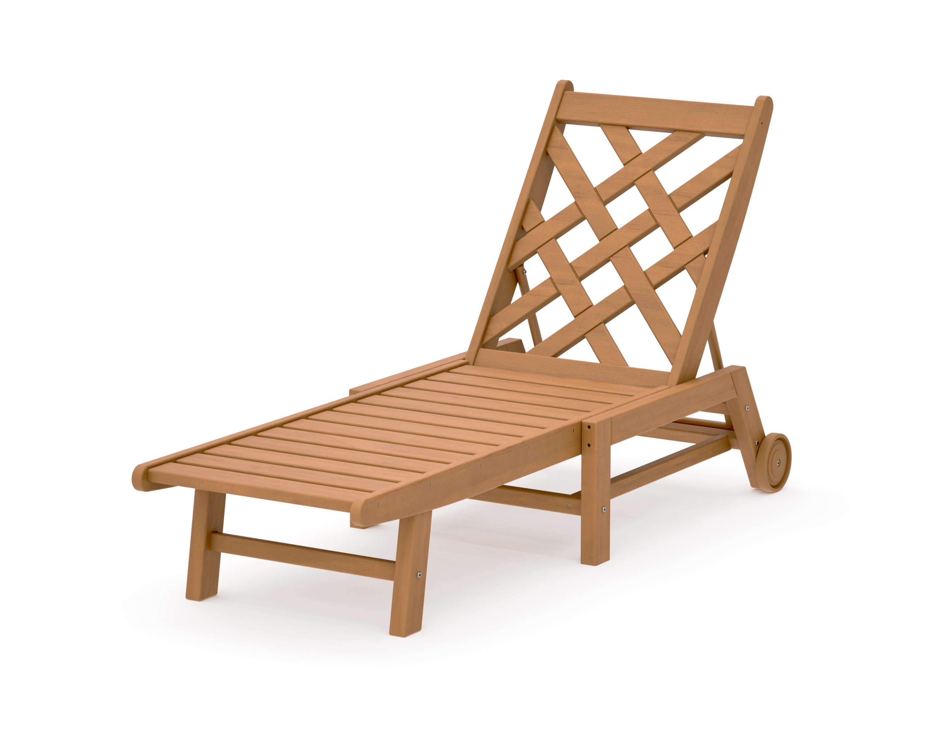 Wovendale Chaise with Wheels in Natural