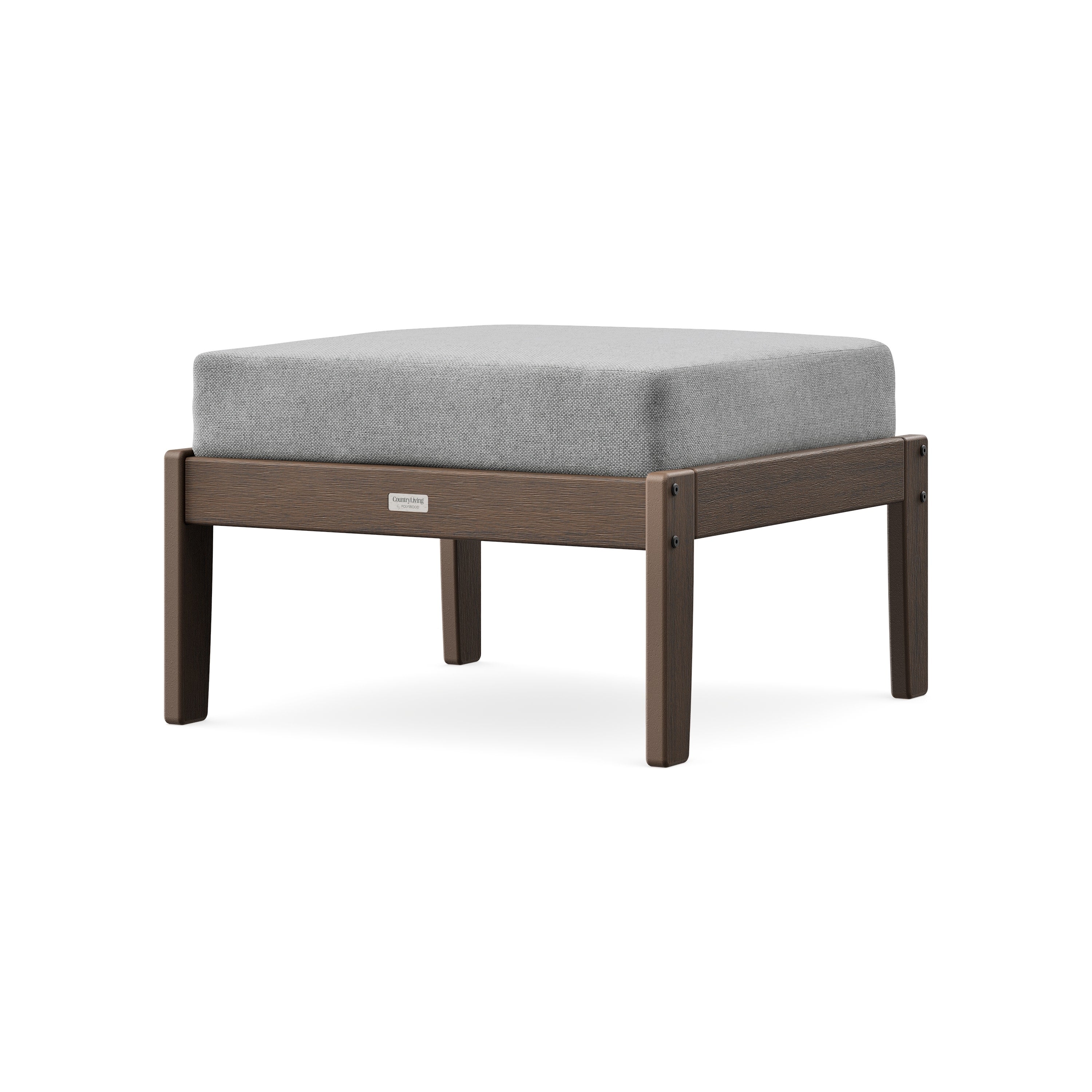 Cottage Deep Seating Ottoman in Kona / Grey Mist