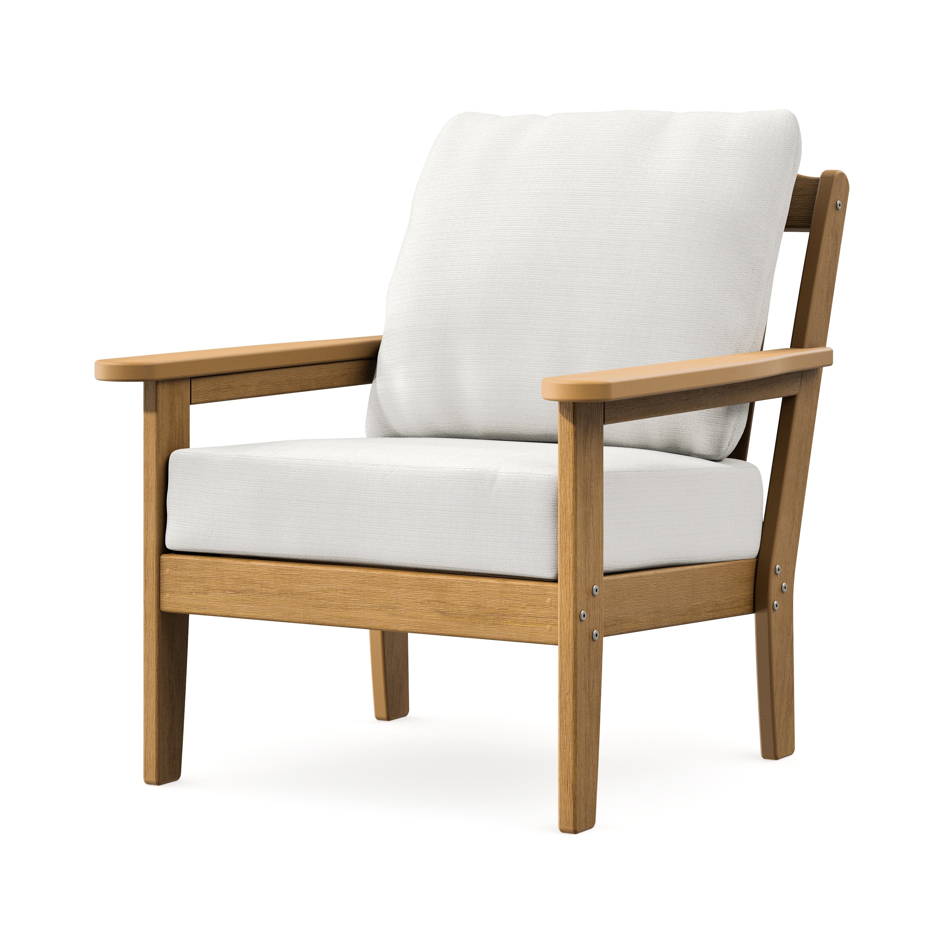Cottage Deep Seating Chair in Natural / Natural Linen