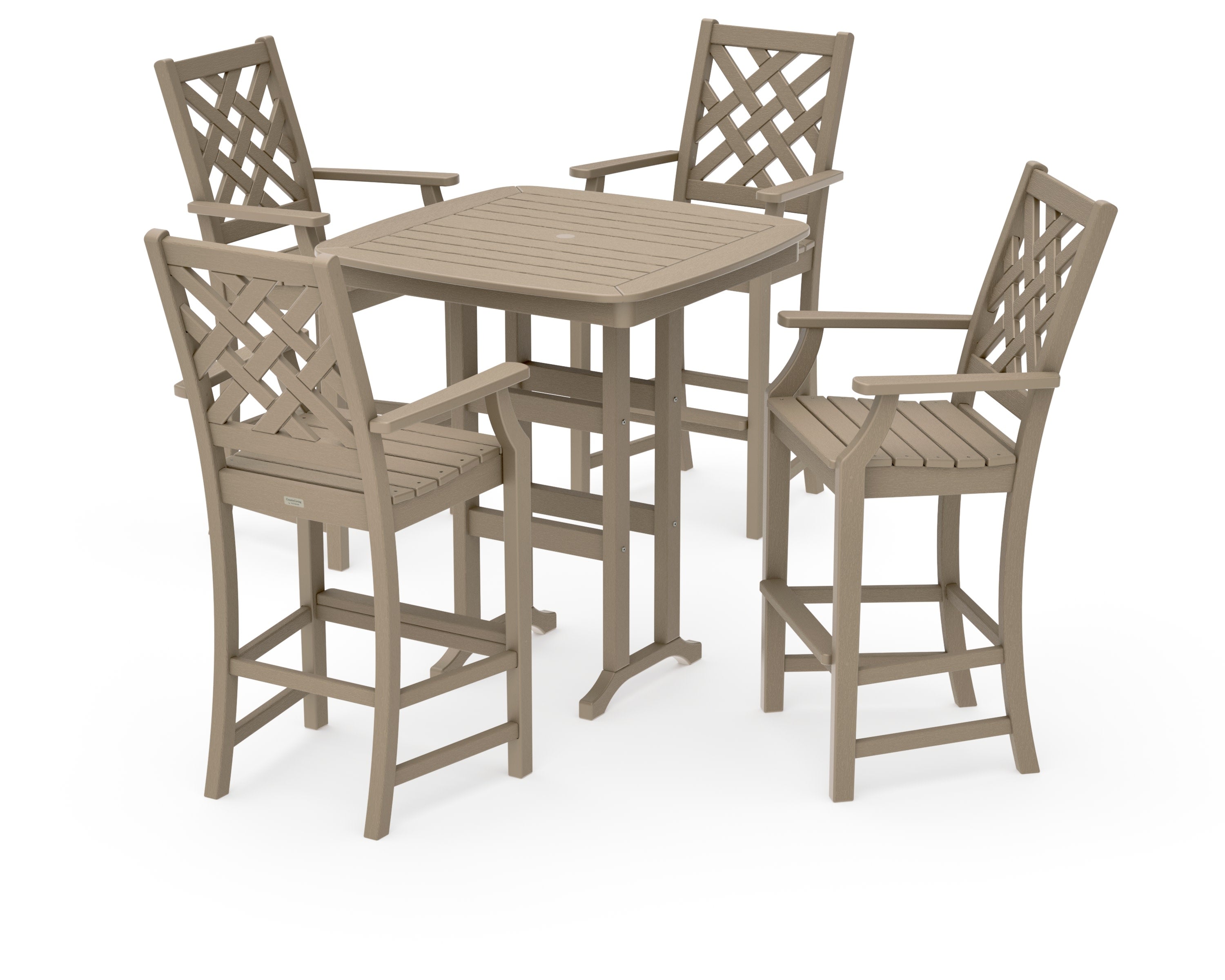 Wovendale 5-Piece Bar Set in Vintage Sahara
